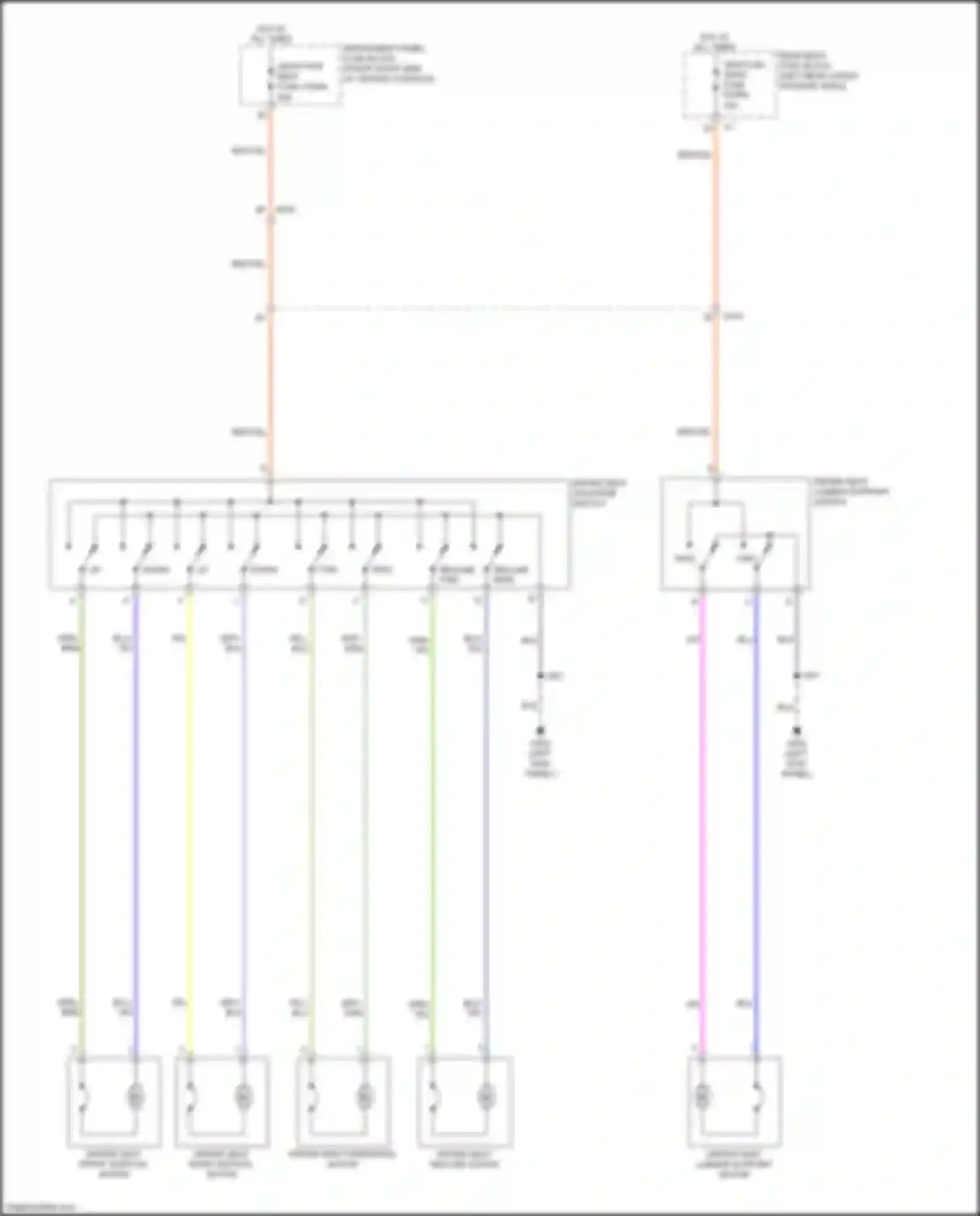 Wiring diagram instrument panel fuse block for Chevrolet Blazer III (2018-2023) (3 of 48)