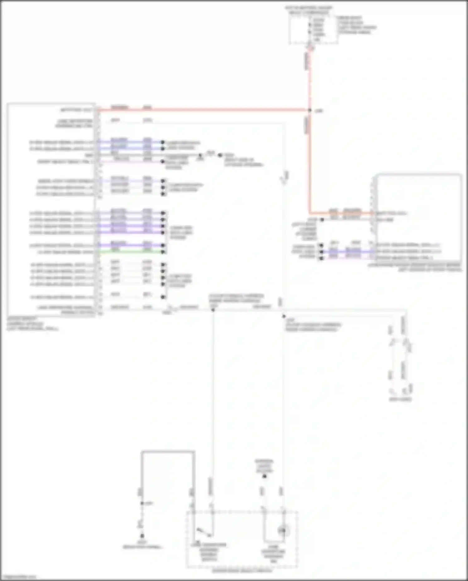 Wiring diagram lane departure warning disable sw sig for Chevrolet Blazer III (2018-2023) (1 of 2)