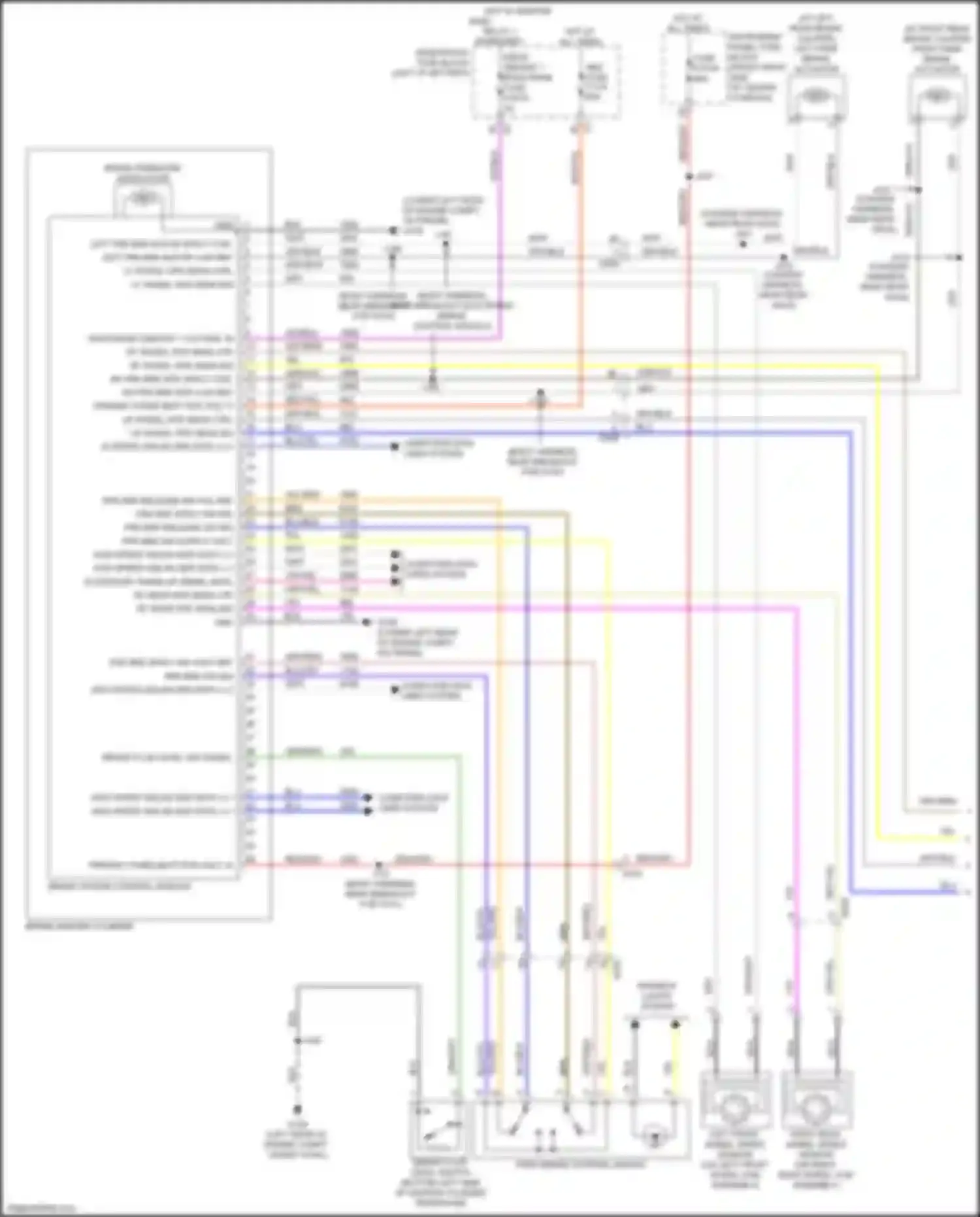 Wiring diagram lr wheel spd sens ctrl for Chevrolet Blazer III (2018-2023) (1 of 3)
