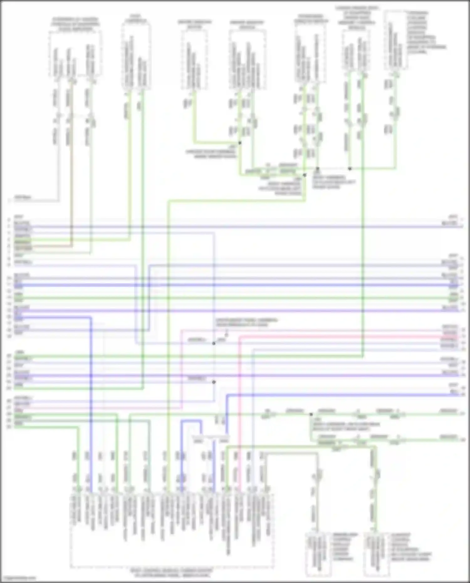 Wiring diagram network serial data 9 for Chevrolet Blazer III (2018-2023) (1 of 1)