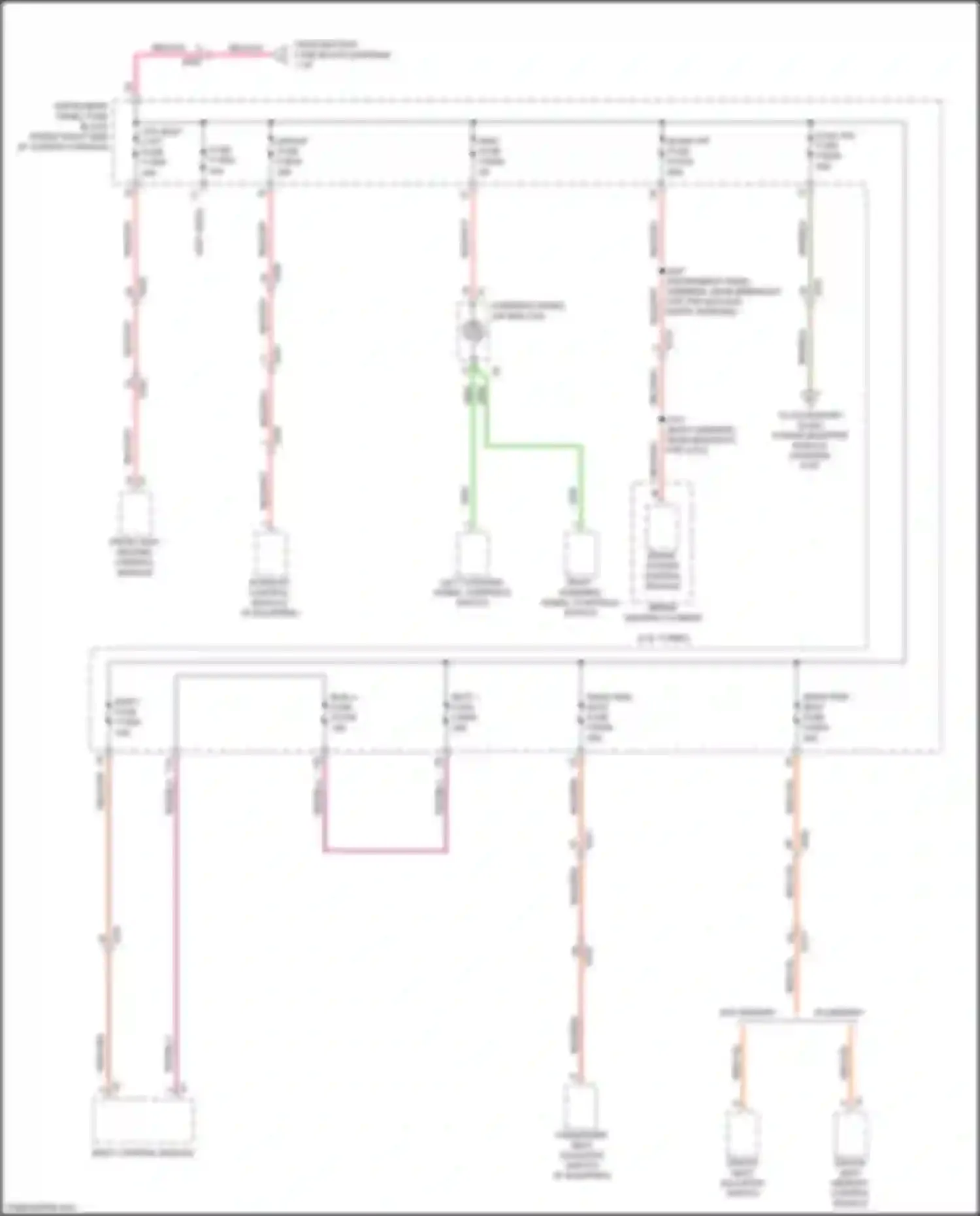 Wiring diagram red/grn for Chevrolet Blazer III (2018-2023) (5 of 57)