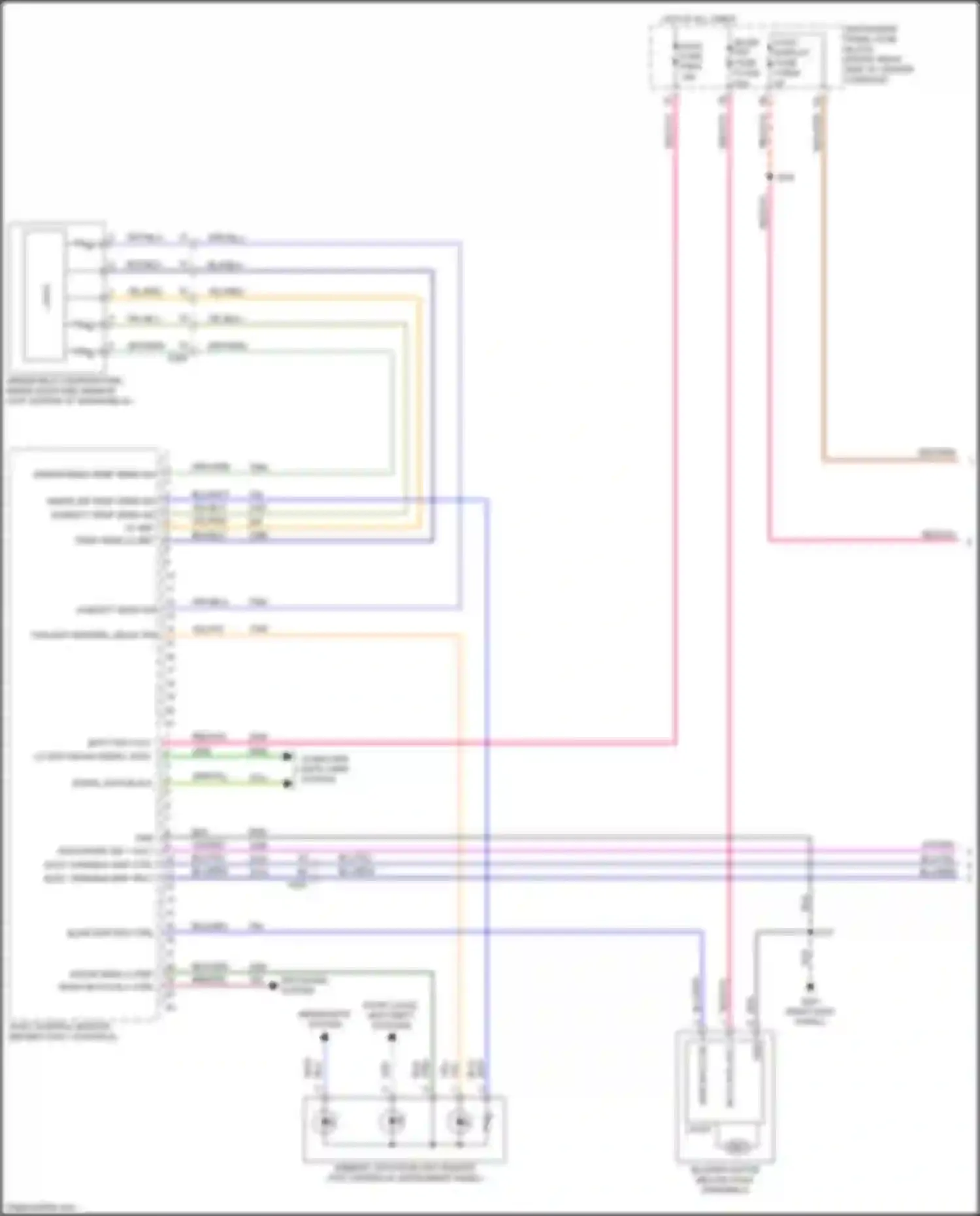 Wiring diagram red/vio for Chevrolet Blazer III (2018-2023) (32 of 45)