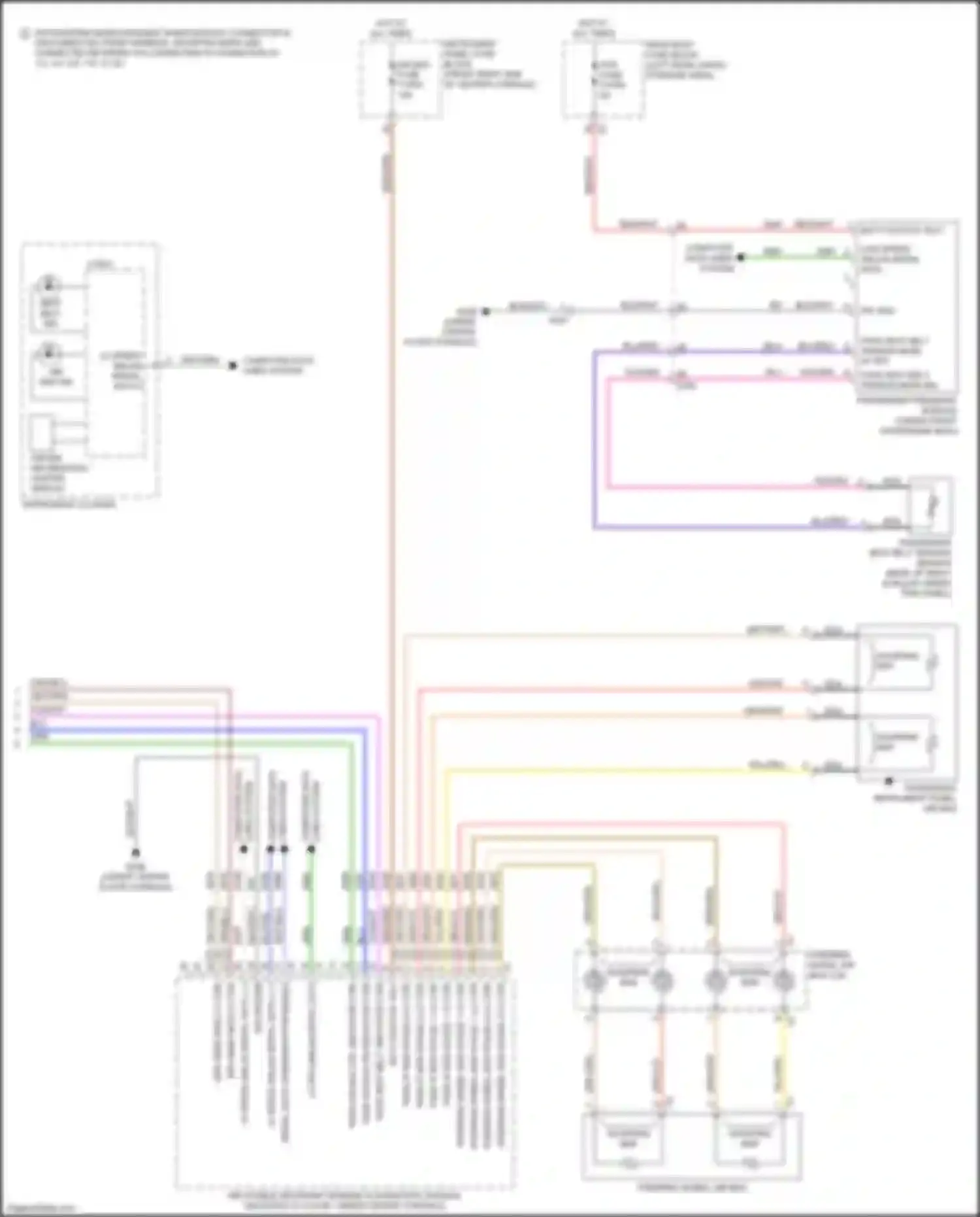 Wiring diagram steering wheel mod stage 1 hi ctrl for Chevrolet Blazer III (2018-2023) (1 of 1)