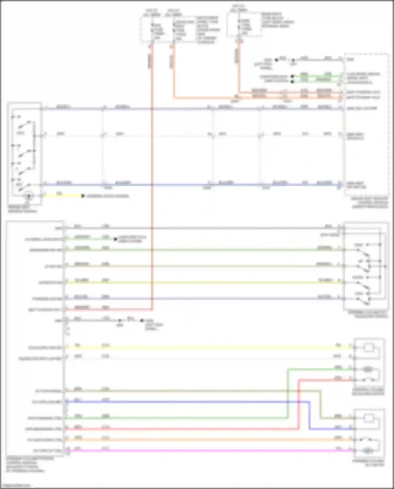Wiring diagram tilt mtr up ctrl for Chevrolet Blazer III (2018-2023) (1 of 1)