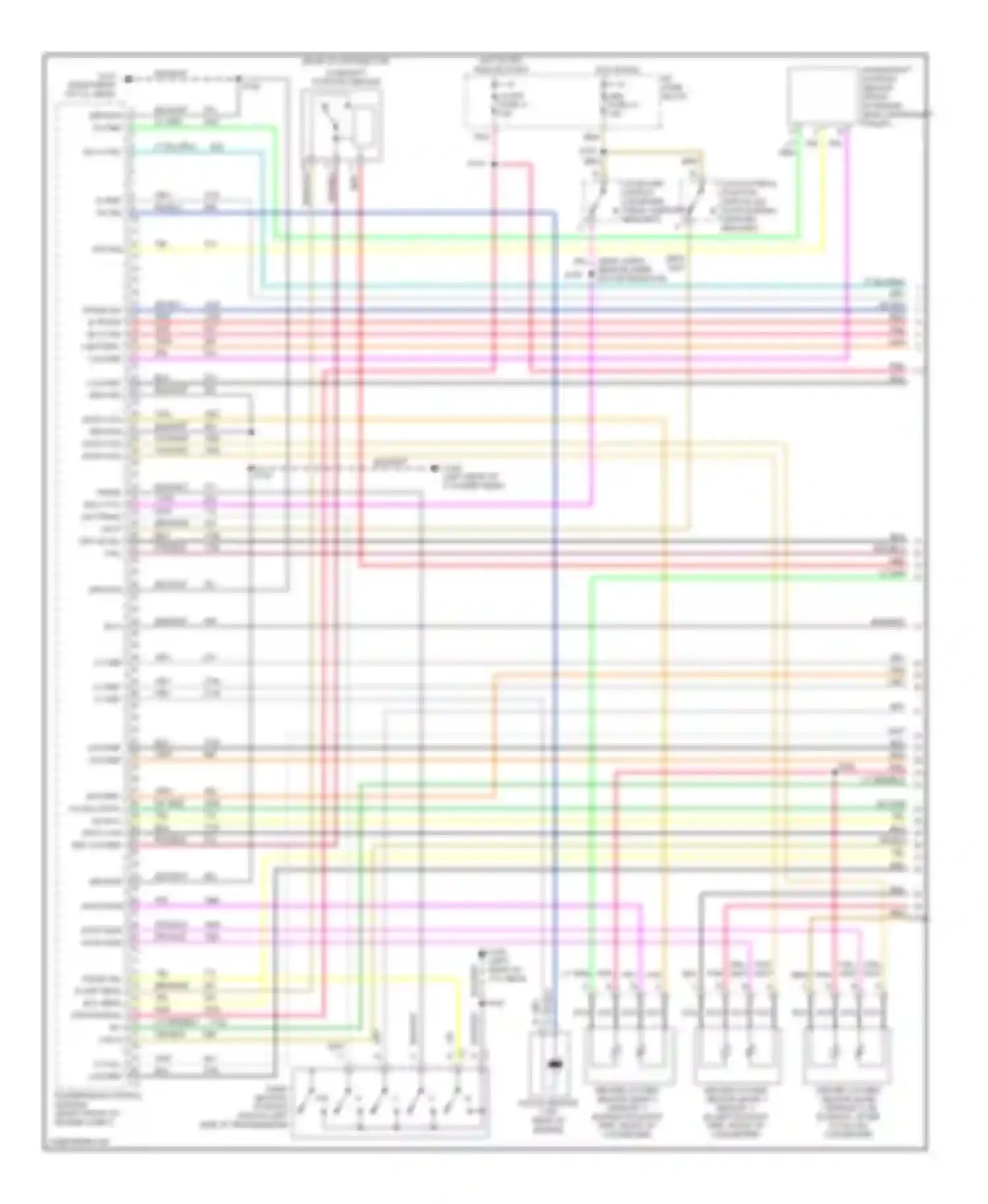 Blazer Chevrolet S15 facelift (1998-2005): Wiring diagram engine performance 4.3l vin w (1 of 4)