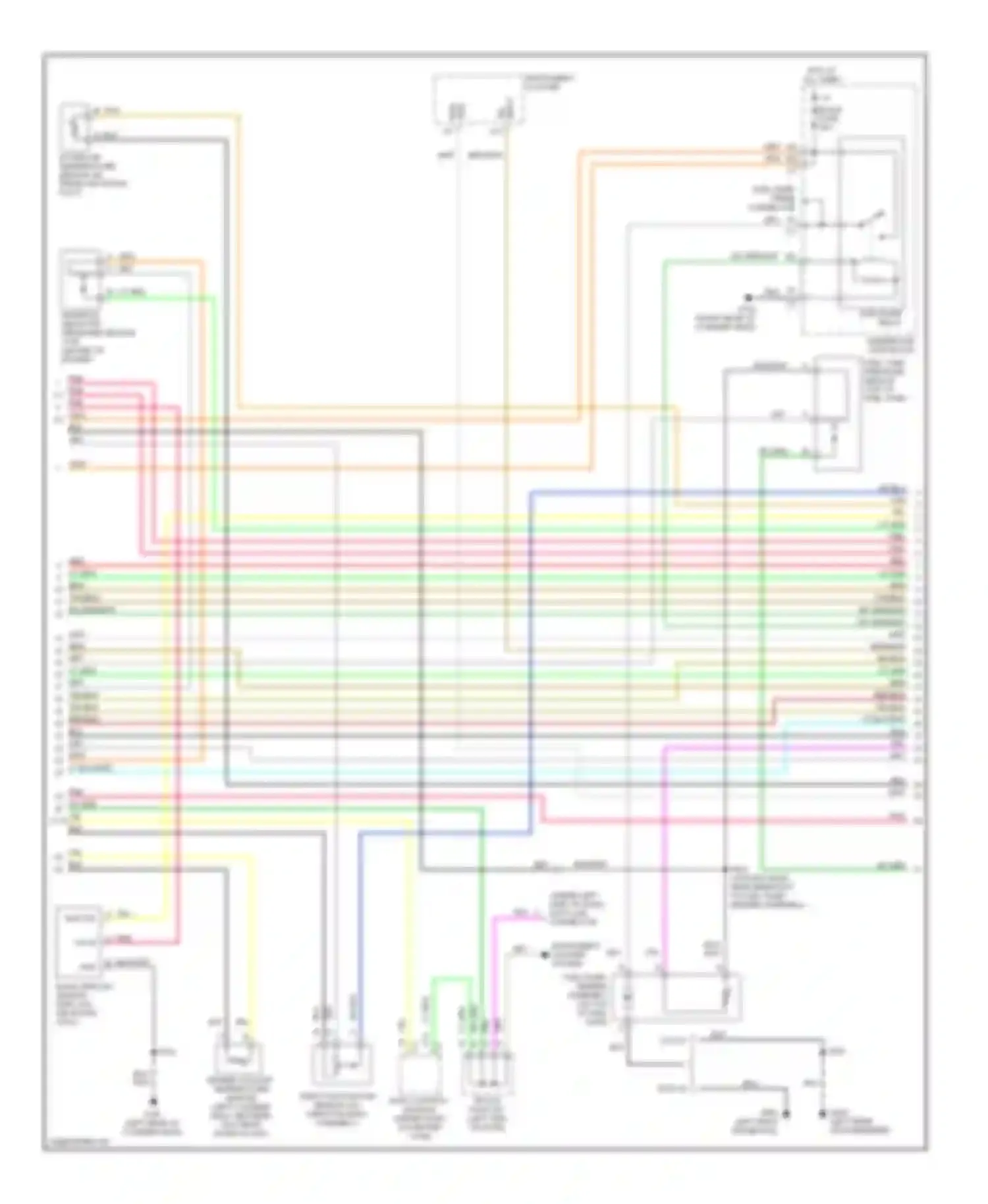 Blazer Chevrolet S15 facelift (1998-2005): Wiring diagram engine performance 4.3l vin x (3 of 4)