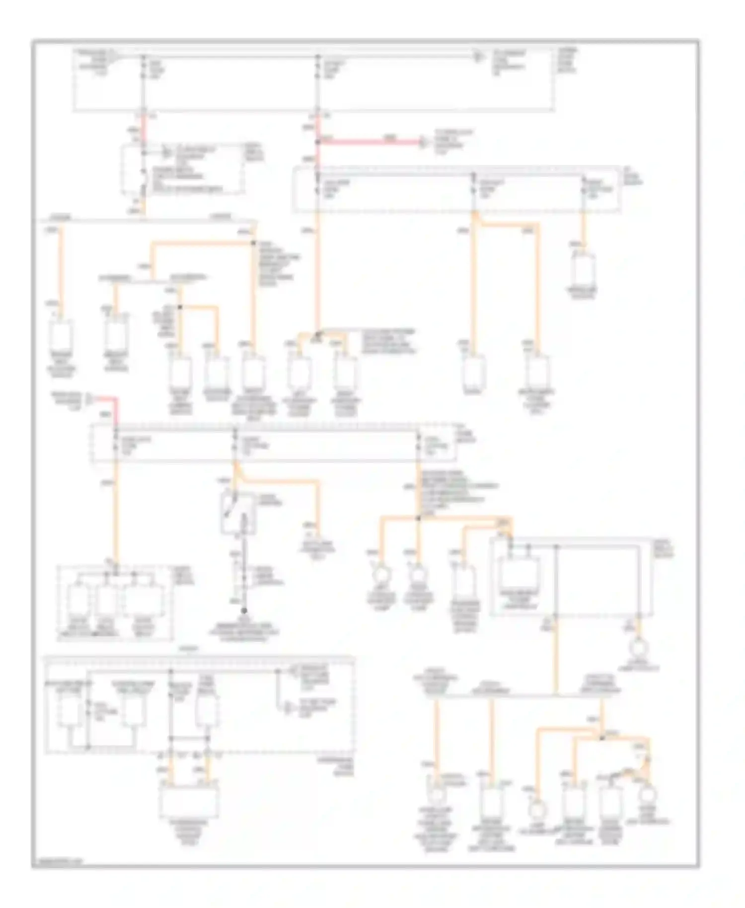 Blazer Chevrolet S15 facelift (1998-2005): Power distribution circuit (3 of 5)