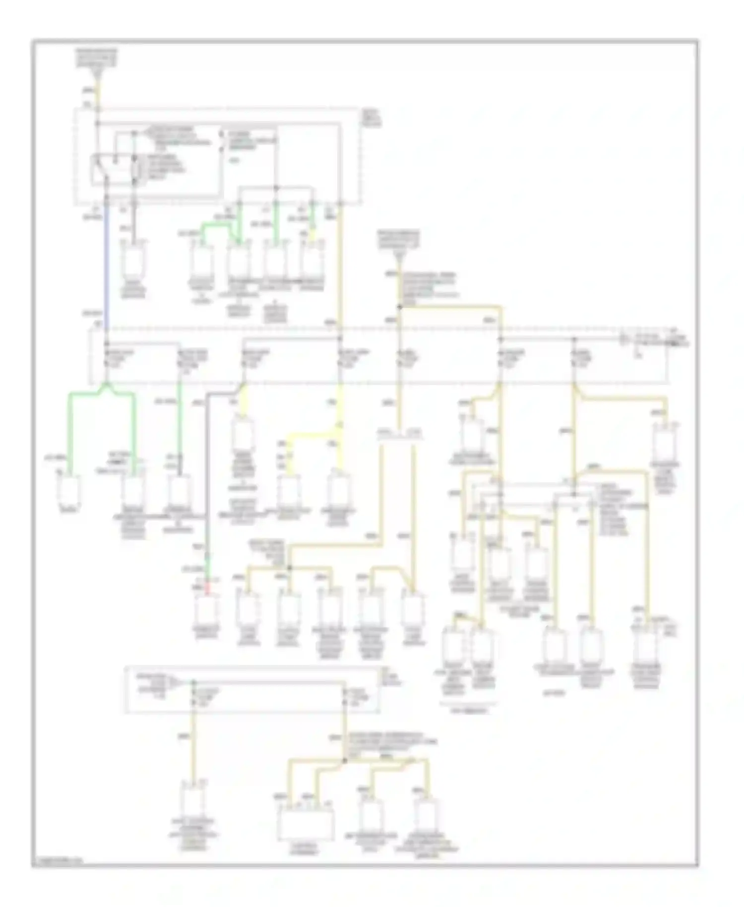 Blazer Chevrolet S15 facelift (1998-2005): Power distribution circuit (5 of 5)