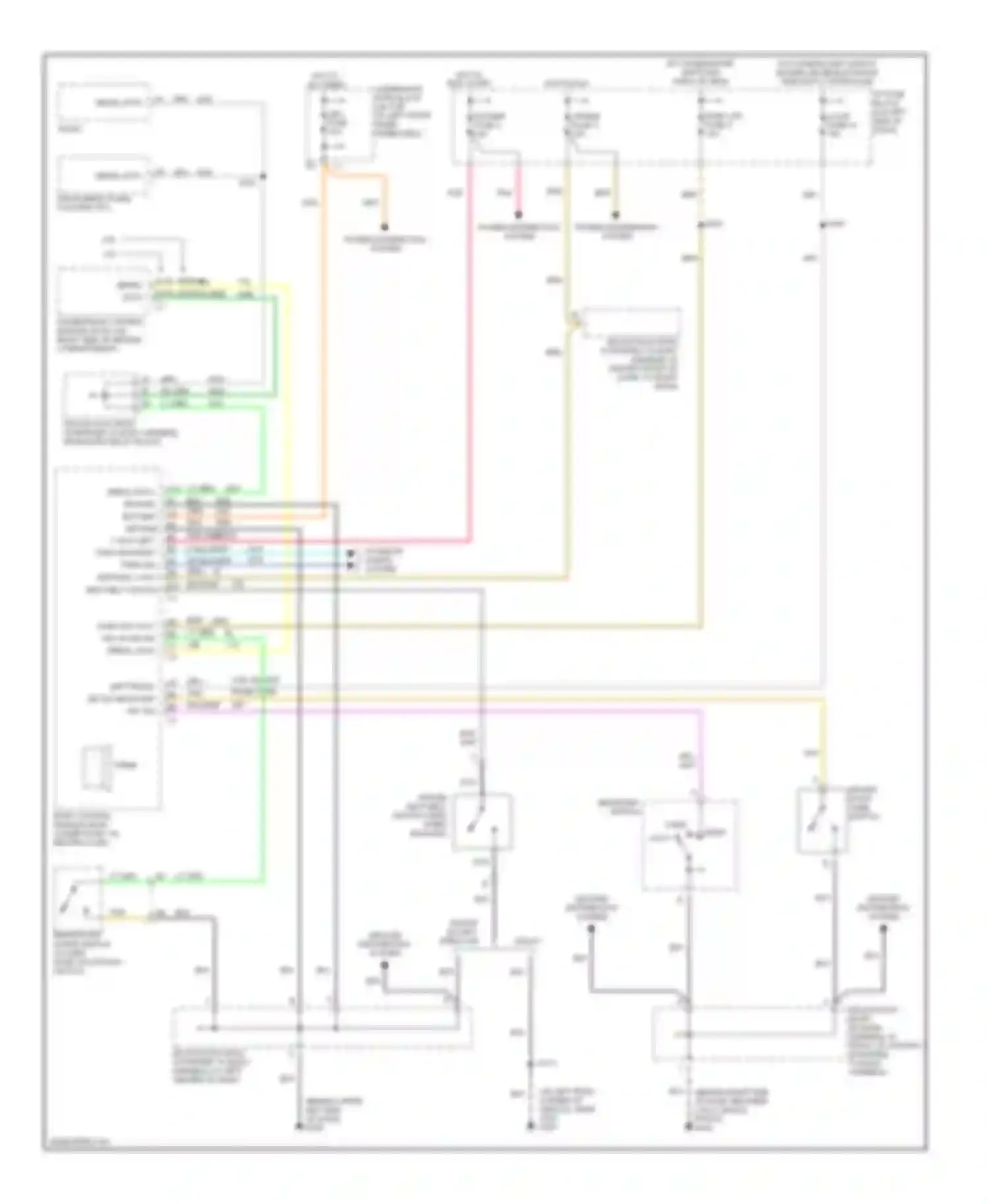 Wiring diagram cruise fuse 3 for Chevrolet Blazer S15 facelift (1998-2005) (5 of 5)