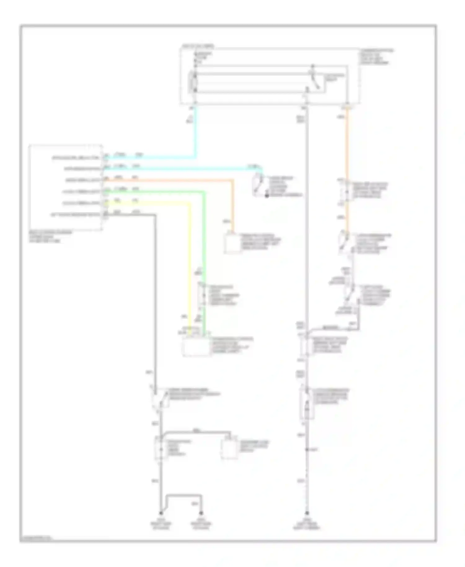 Wiring diagram hot at all times for Chevrolet Blazer S15 facelift (1998-2005) (28 of 30)