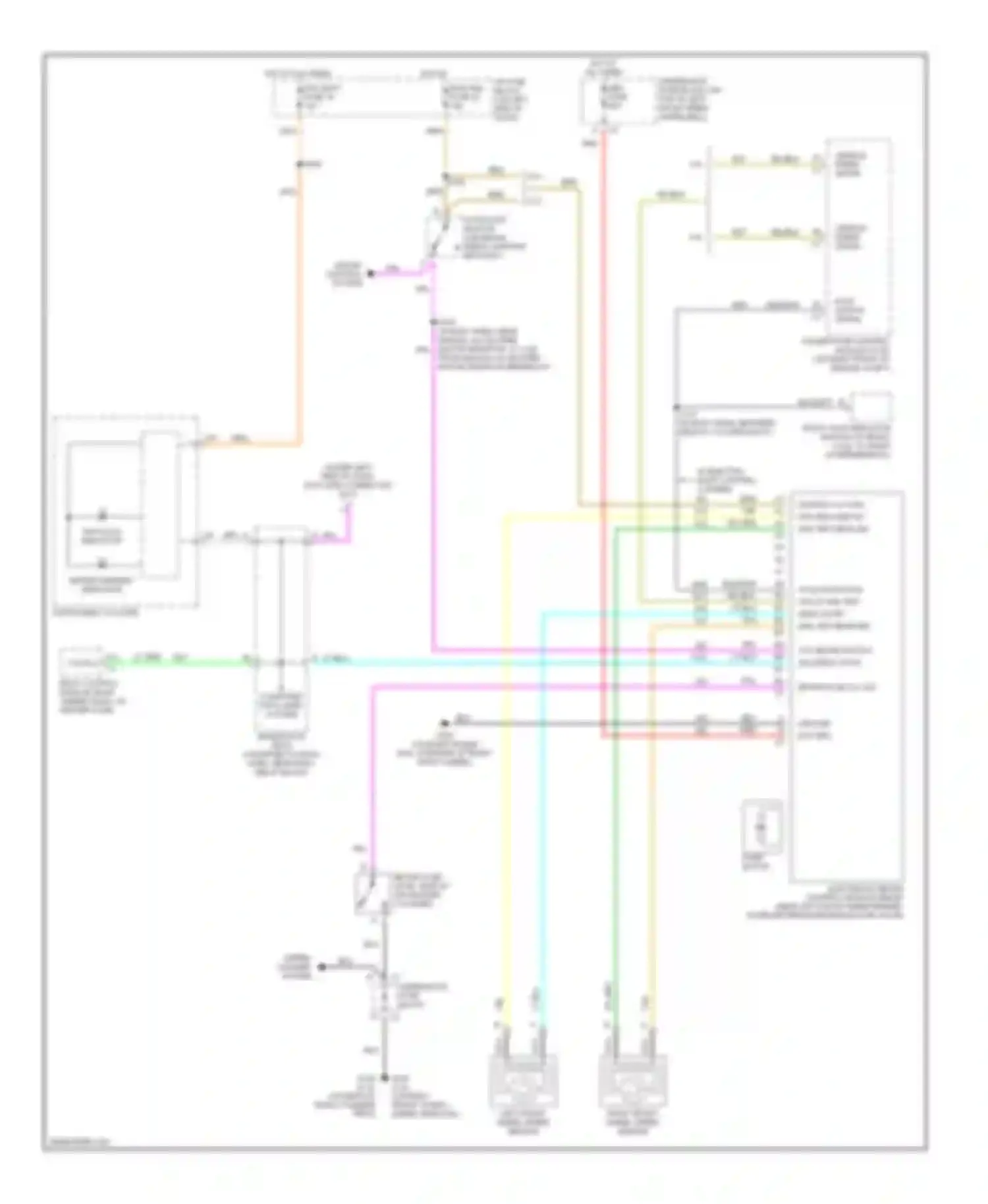 Wiring diagram ignition 3 lf whl spd sens ref rf whl spd sens sig for Chevrolet Blazer S15 facelift (1998-2005) (1 of 1)