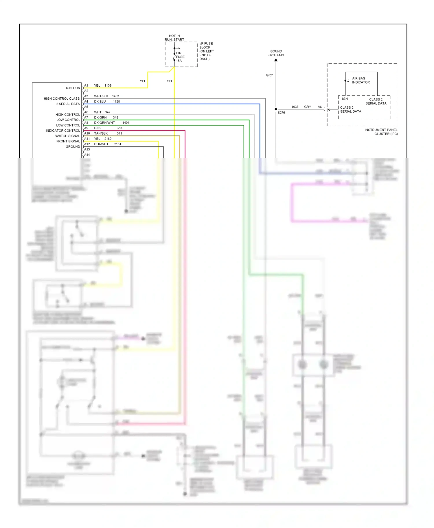 Chevrolet Blazer S15 facelift (1998-2005) nca wiring diagram  (29 of 30)