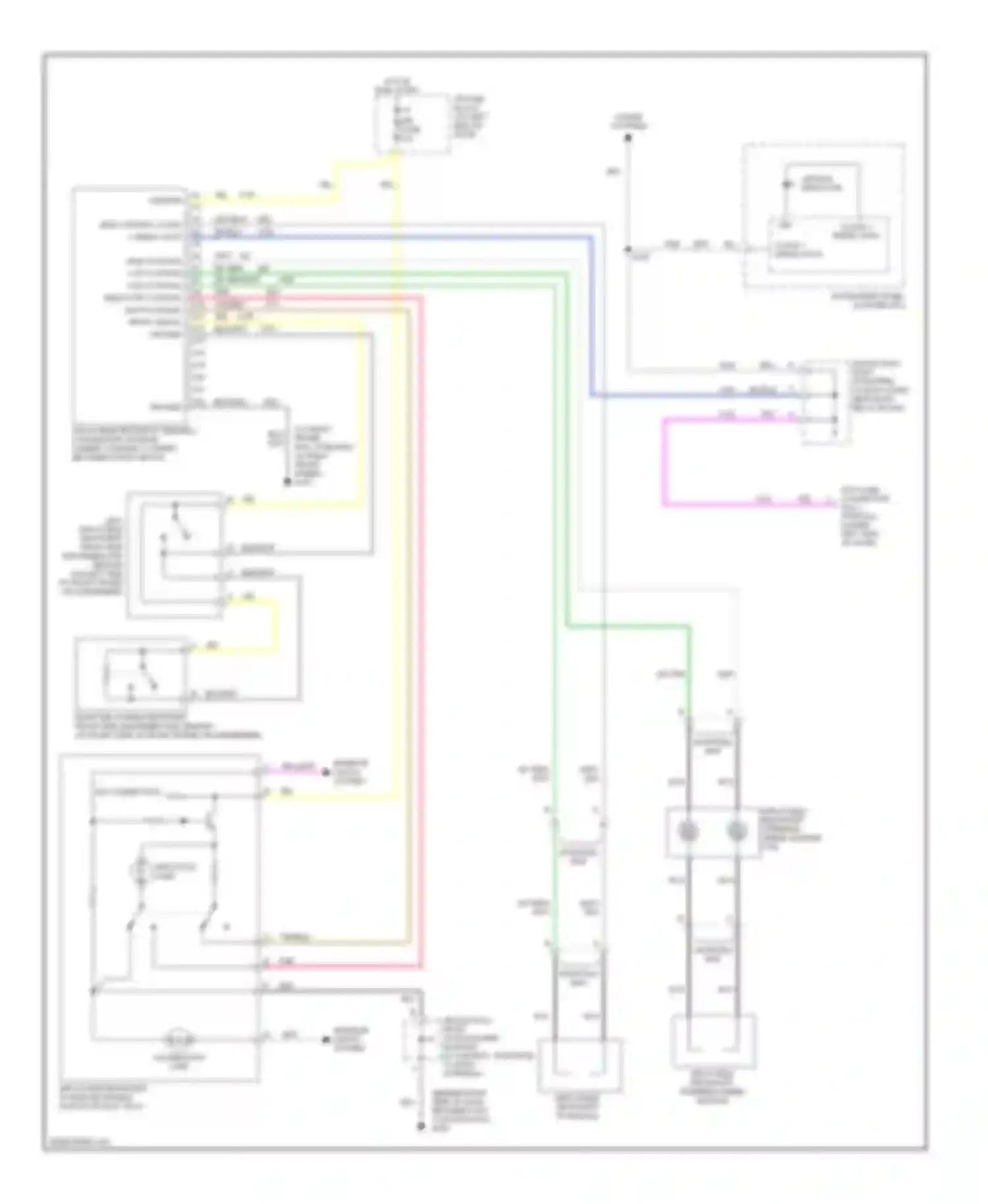 Wiring diagram pnk for Chevrolet Blazer S15 facelift (1998-2005) (29 of 30)