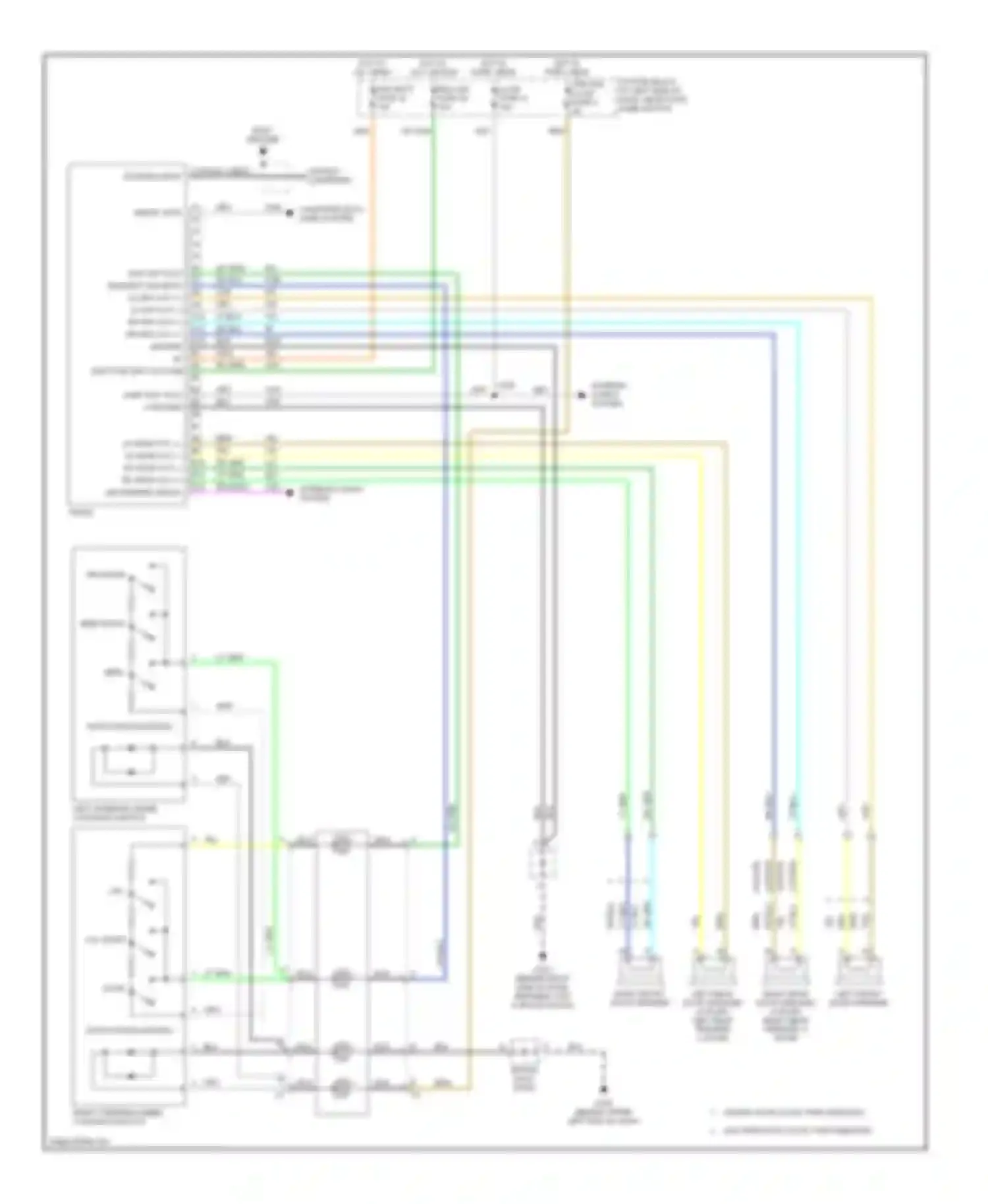 Wiring diagram seek down for Chevrolet Blazer S15 facelift (1998-2005) (1 of 1)