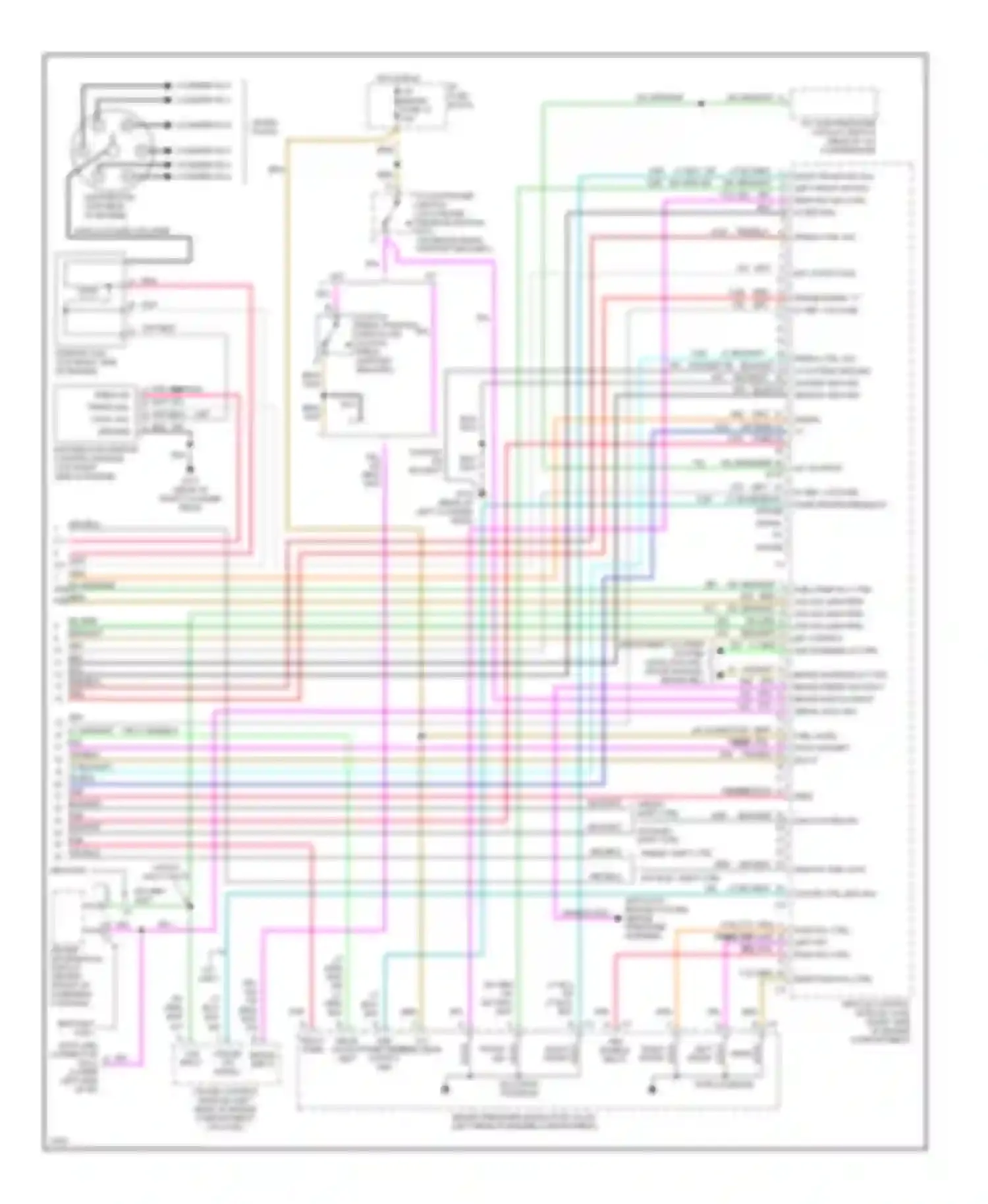 Blazer Chevrolet S15 (1994-1998): Wiring diagram engine performance 4.3l (vin w)s (4 of 4)