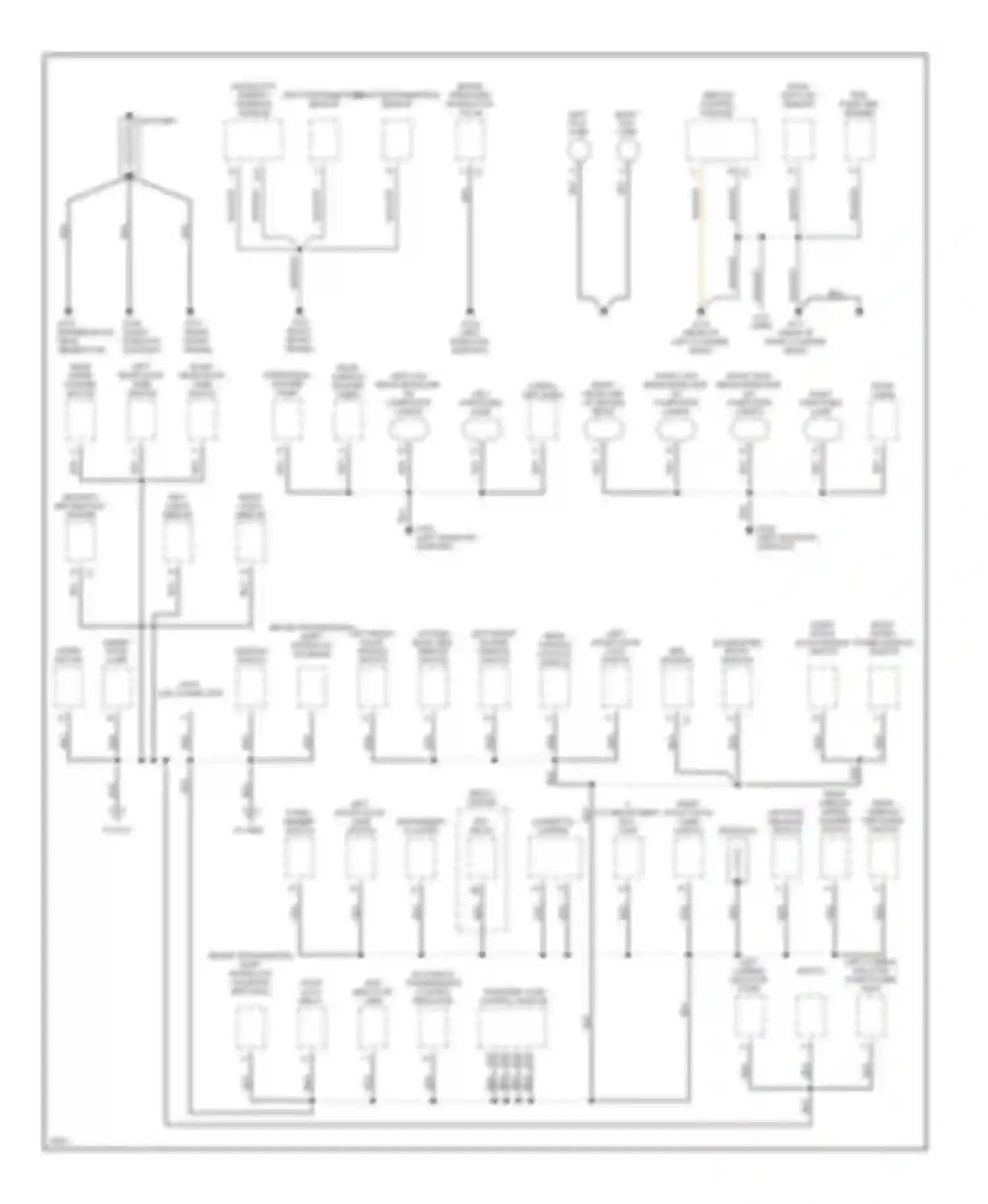 Blazer Chevrolet S15 (1994-1998): Ground distribution circuit (1 of 2)