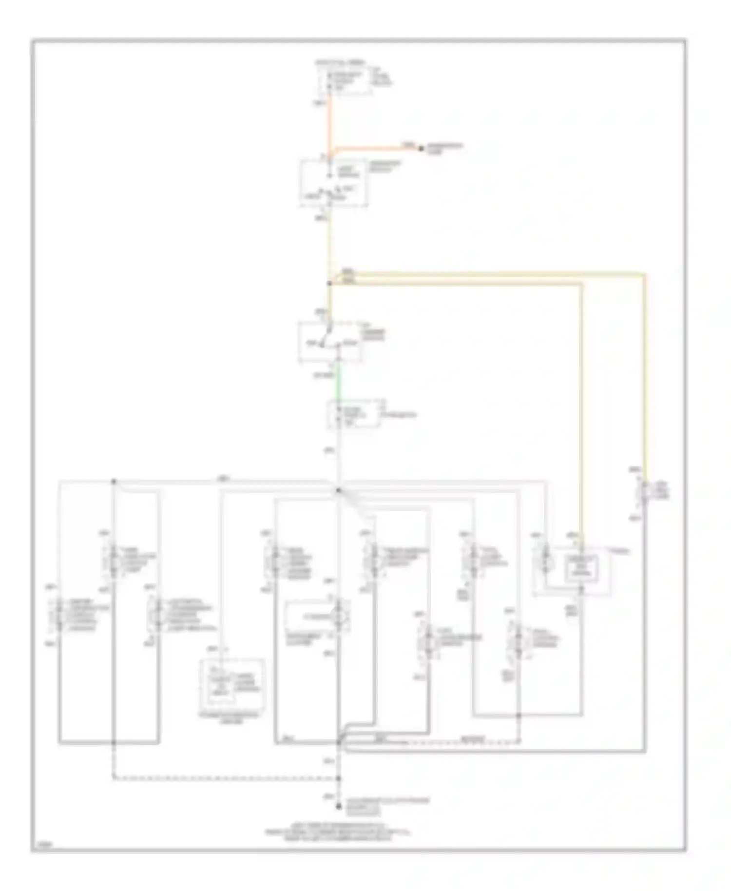 Blazer Chevrolet S15 (1994-1998): Instrument illumination circuit