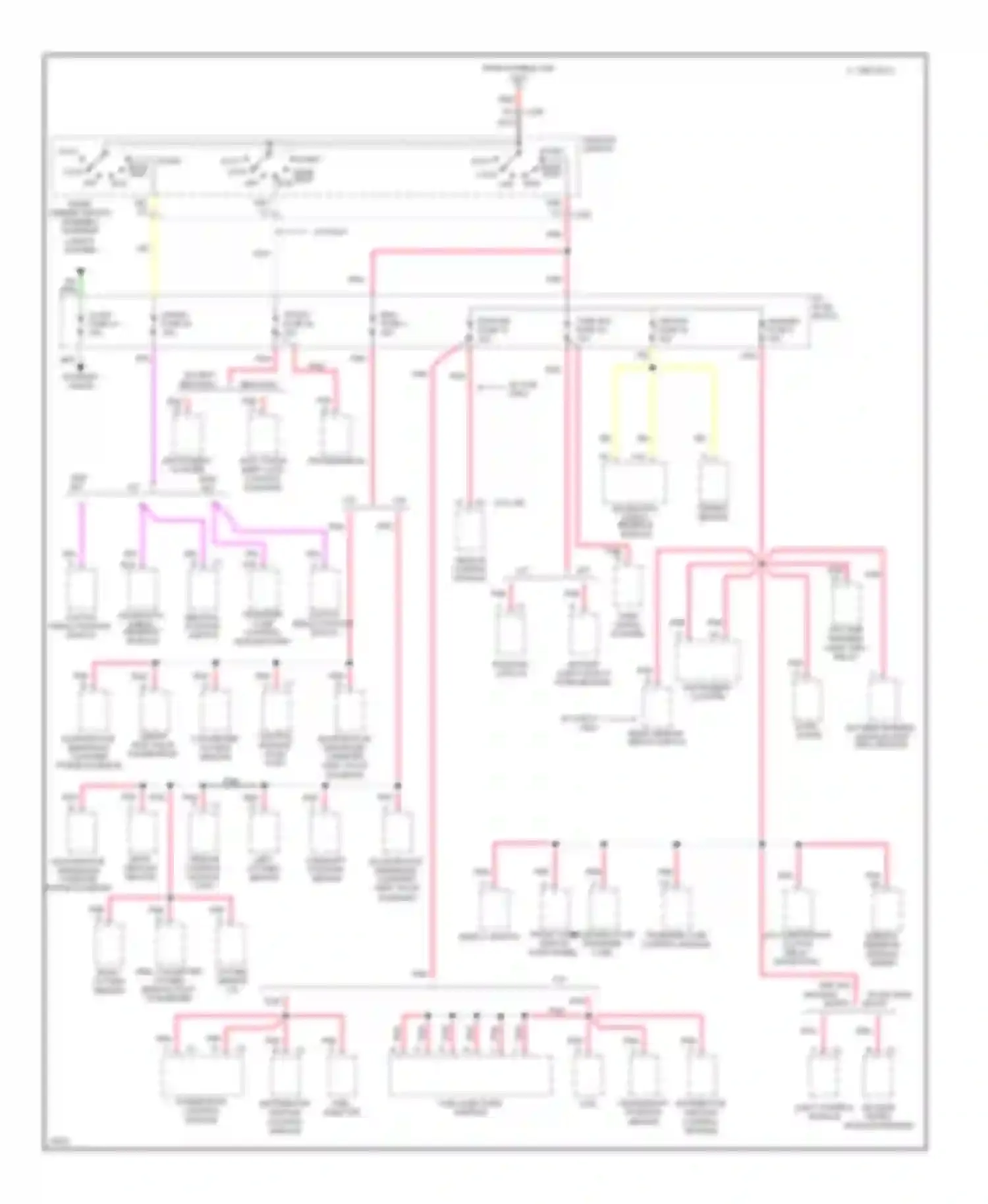 Blazer Chevrolet S15 (1994-1998): Power distribution circuit (3 of 4)