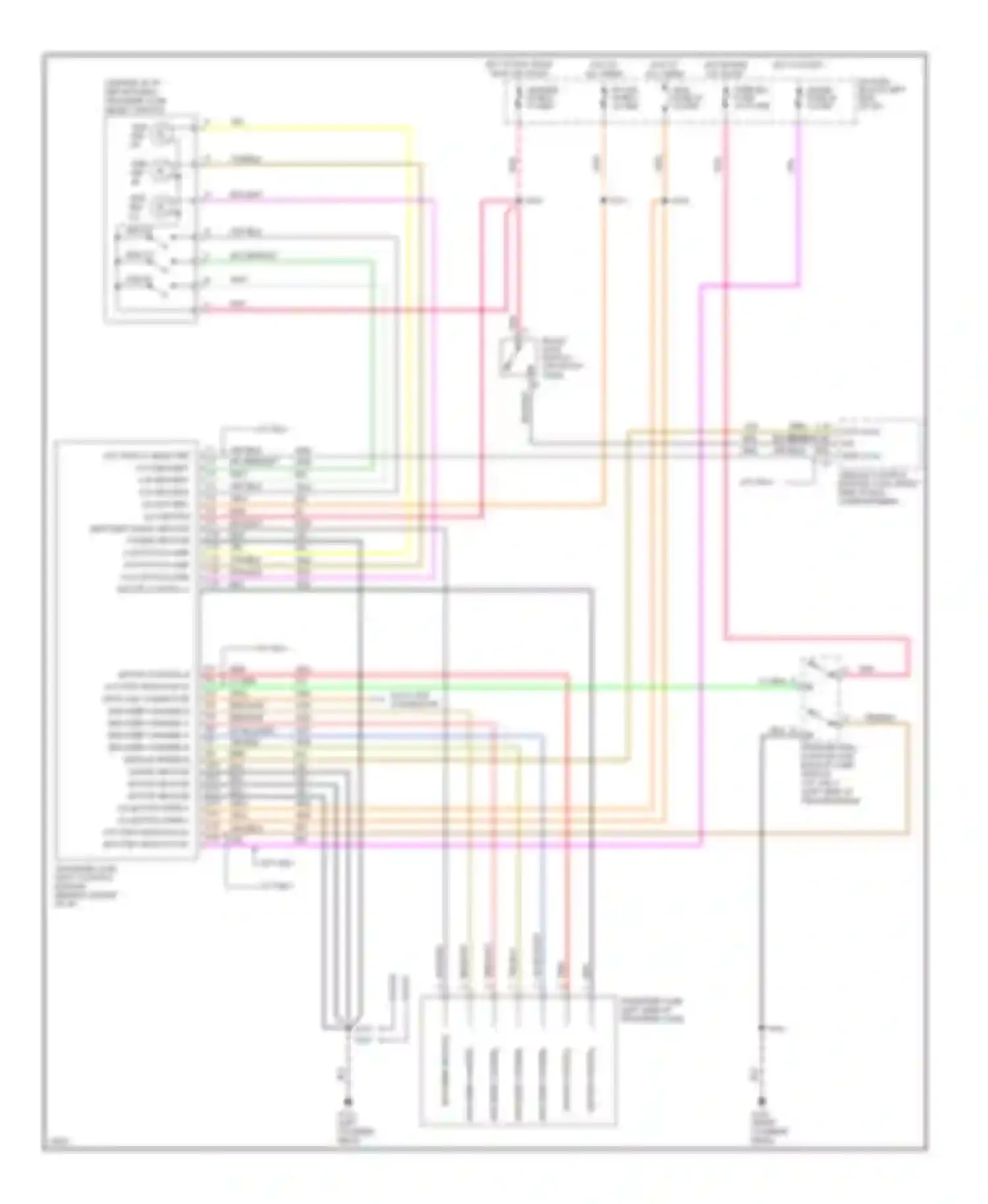 Blazer Chevrolet S15 (1994-1998): Transfer case circuit