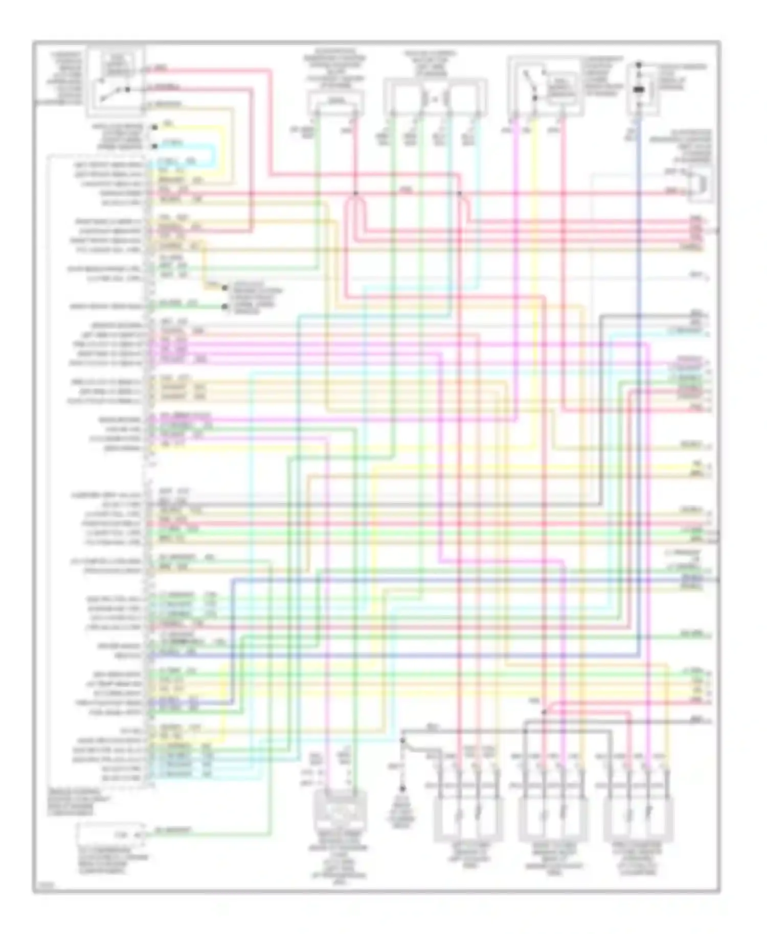Wiring diagram a/t m/t for Chevrolet Blazer S15 (1994-1998) (1 of 1)