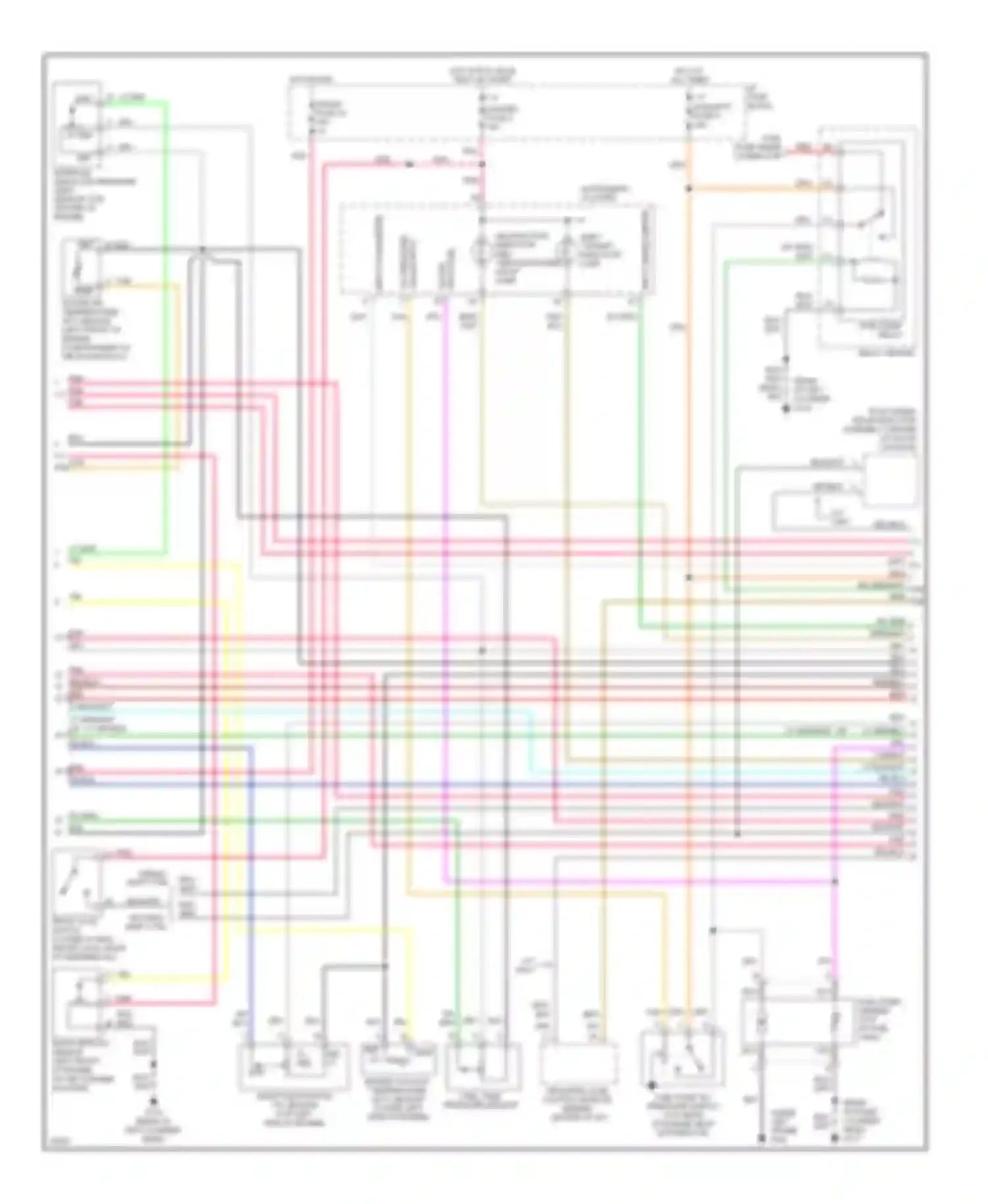 Wiring diagram blk/wht for Chevrolet Blazer S15 (1994-1998) (9 of 21)