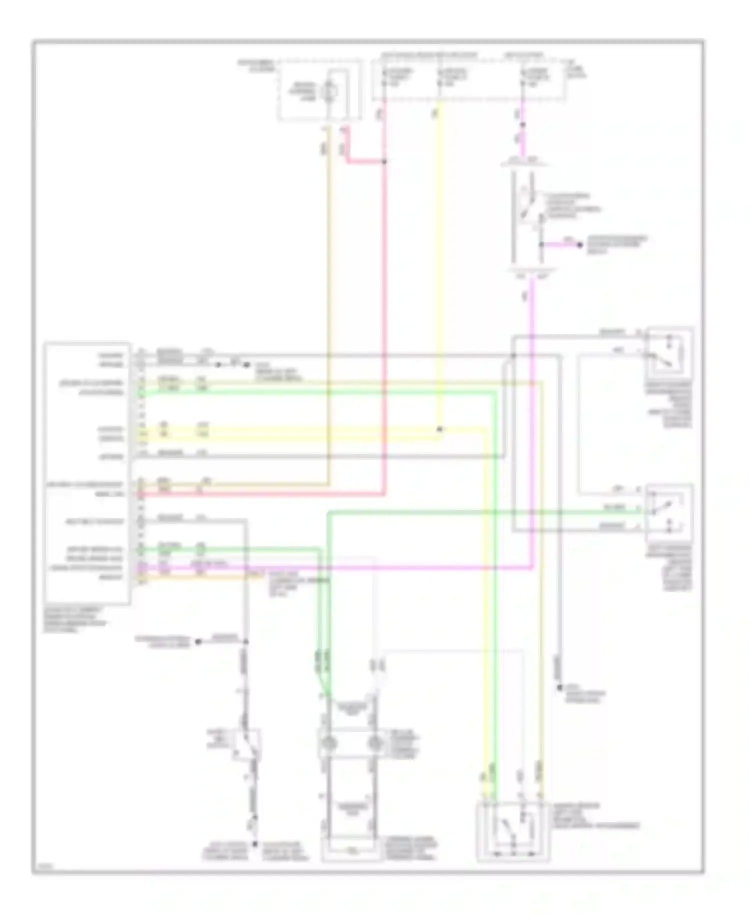 Wiring diagram driver sense low driver sense high crank input diagnostic requst in for Chevrolet Blazer S15 (1994-1998) (1 of 1)