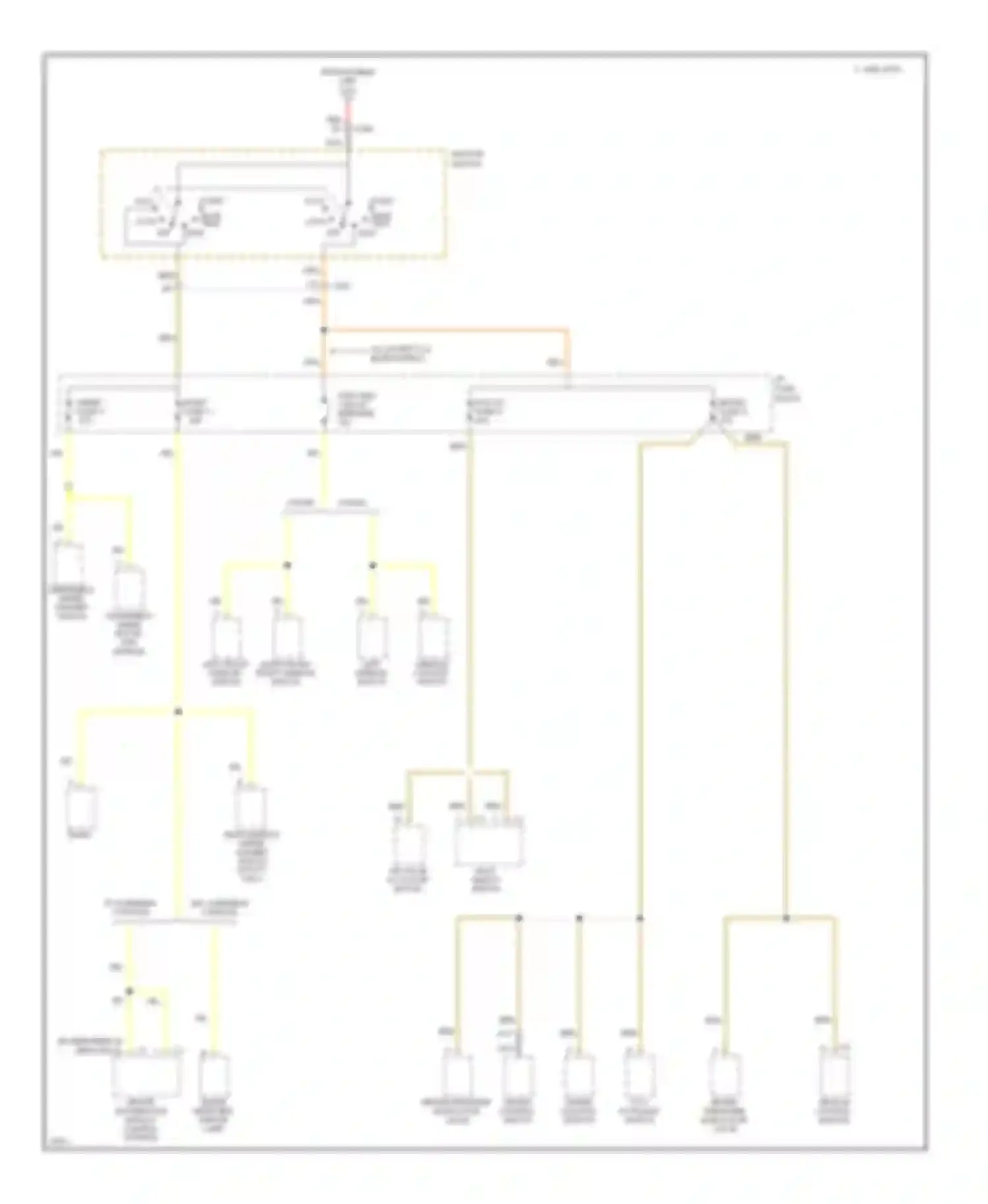 Wiring diagram from fusible link for Chevrolet Blazer S15 (1994-1998) (1 of 3)