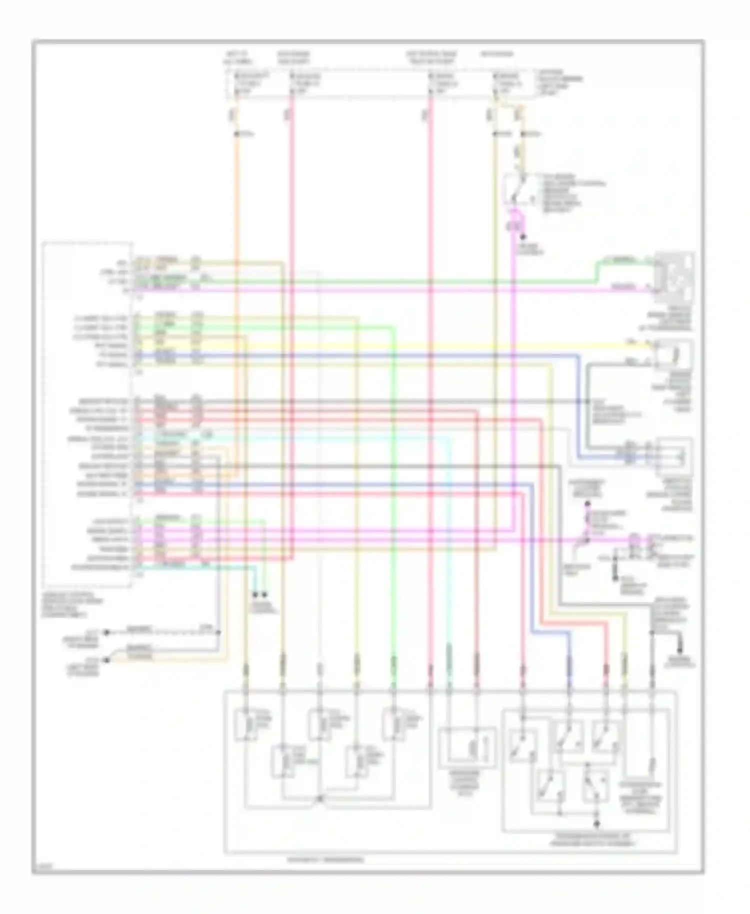 Wiring diagram hot in run for Chevrolet Blazer S15 (1994-1998) (1 of 8)