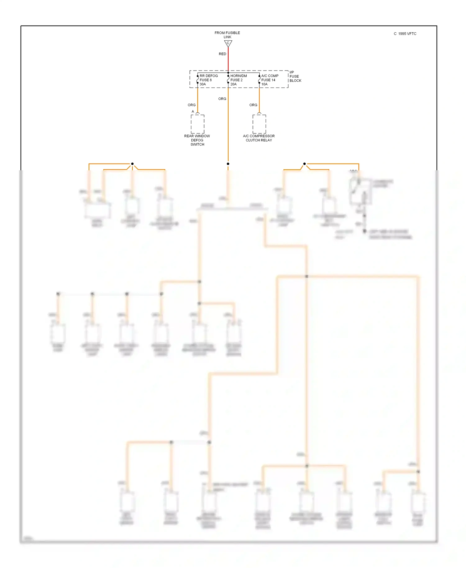 Chevrolet Blazer S15 (1994-1998) interior lamps control module wiring diagram  (1 of 1)