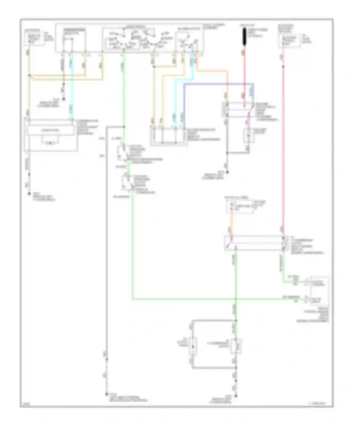 Wiring diagram i/p fuse block for Chevrolet Blazer S15 (1994-1998) (3 of 30)