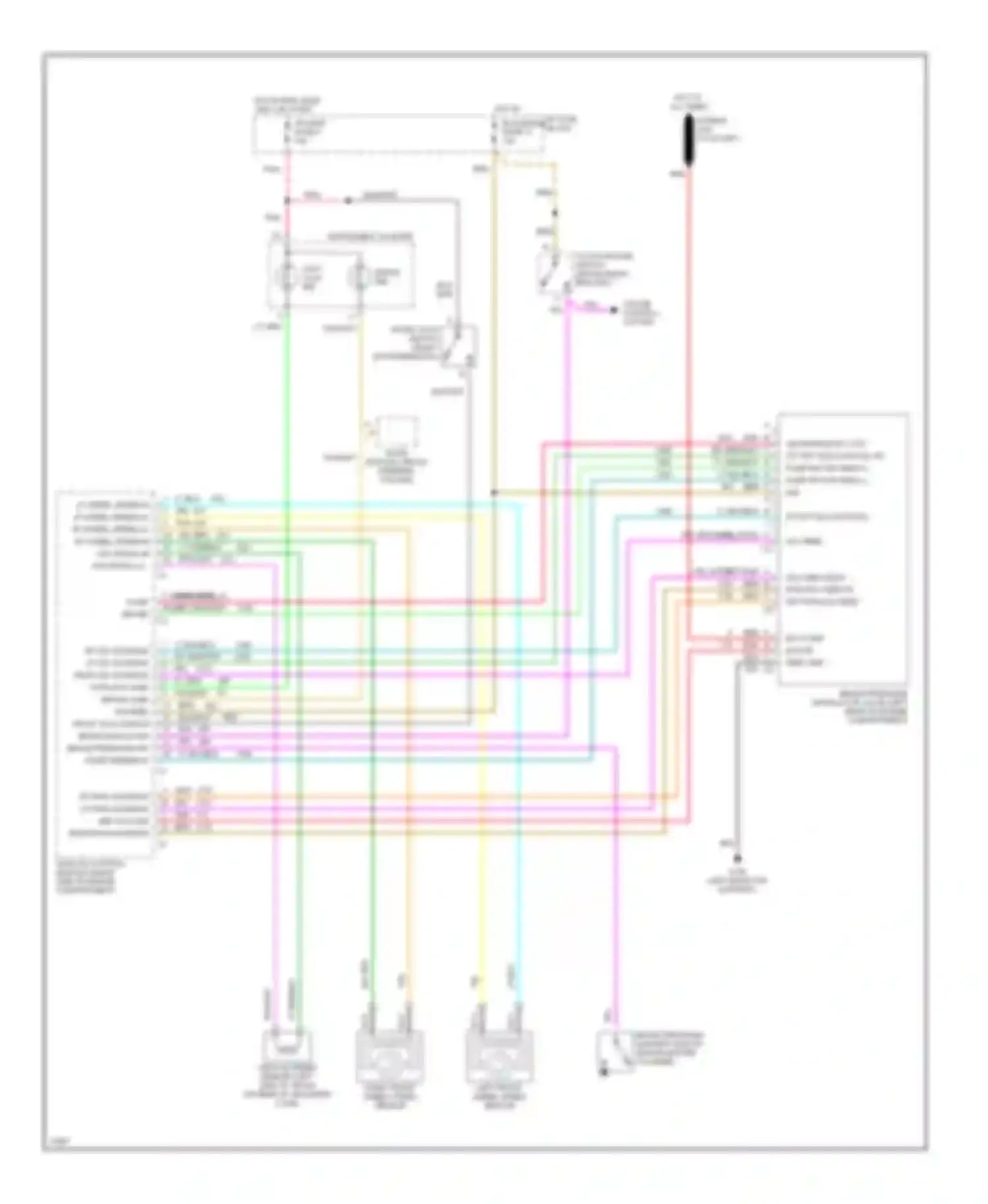 Wiring diagram vss signal-lo for Chevrolet Blazer S15 (1994-1998) (1 of 1)