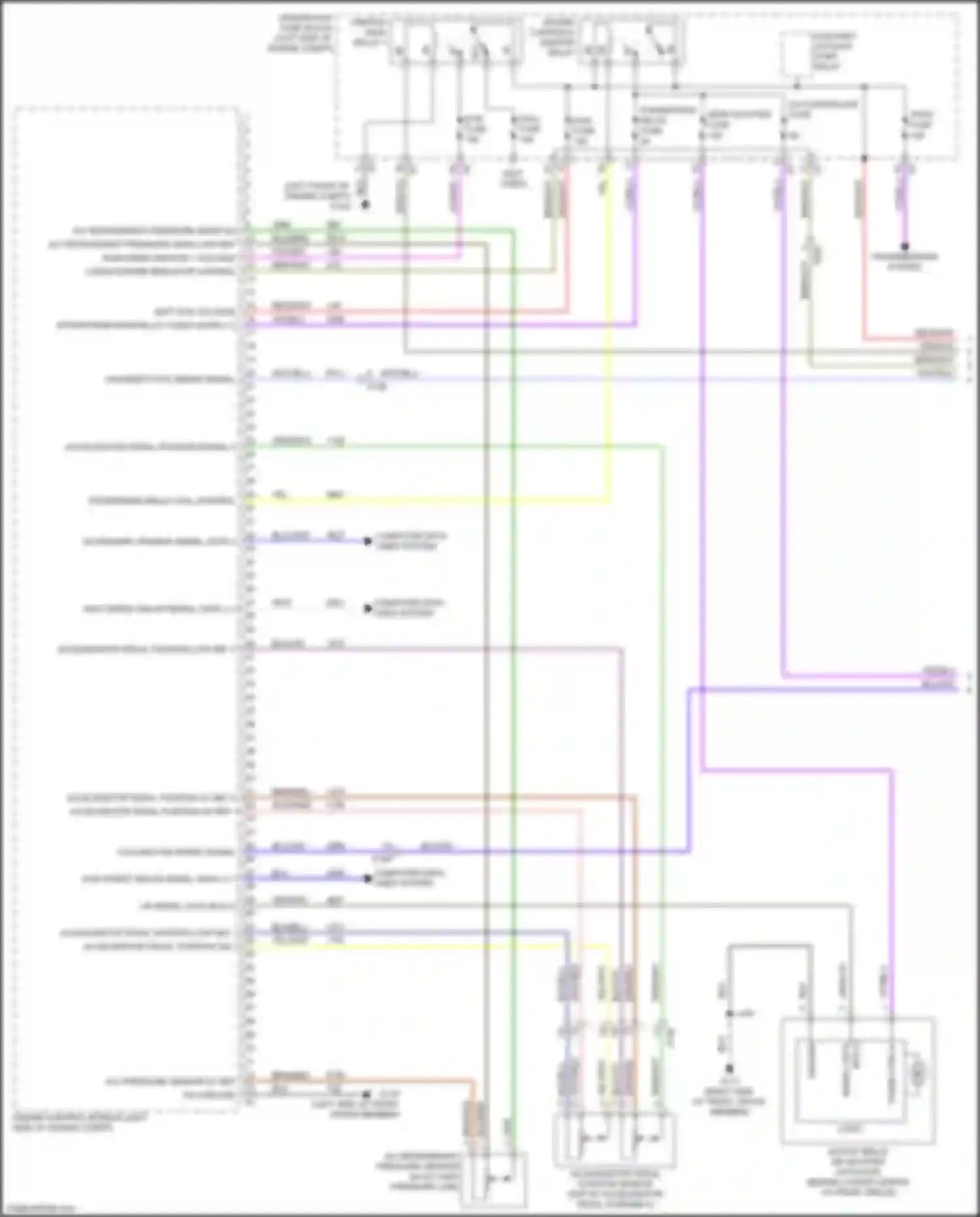 Bolt Chevrolet I (2016-2021): Wiring diagram engine performance electric, engine controls circuit (1 of 16)