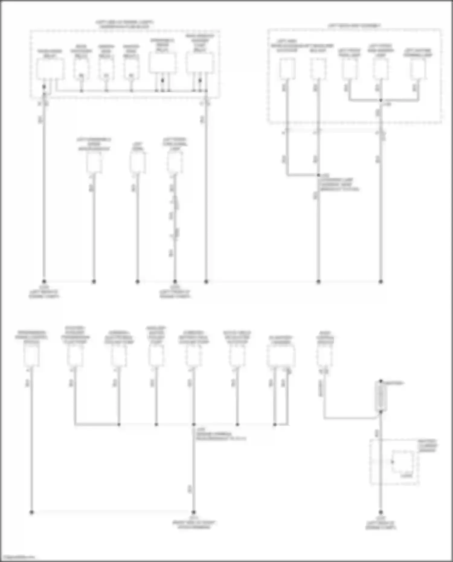 Bolt Chevrolet I (2016-2021): Ground distribution circuit (1 of 6)