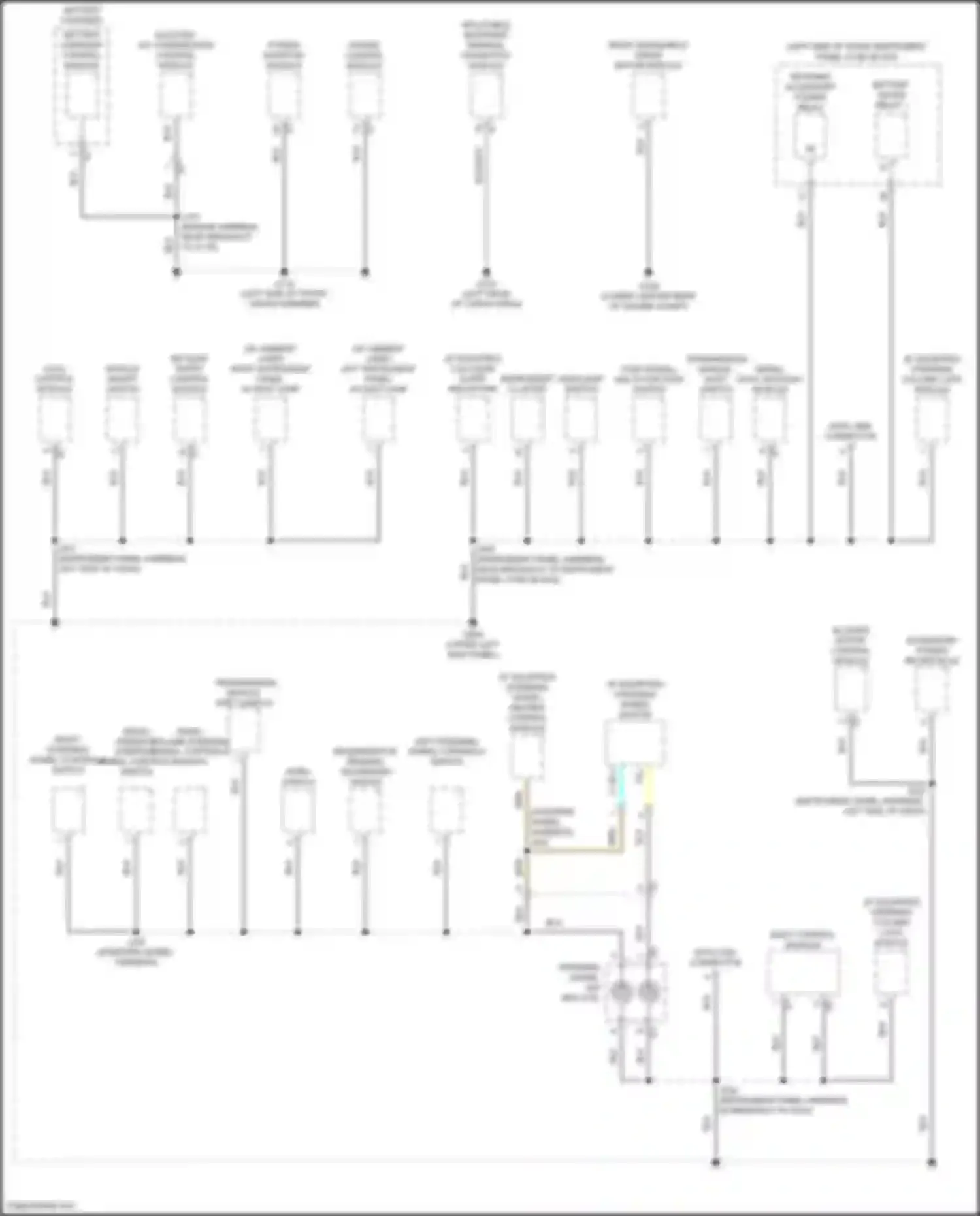 Bolt Chevrolet I (2016-2021): Ground distribution circuit (3 of 6)