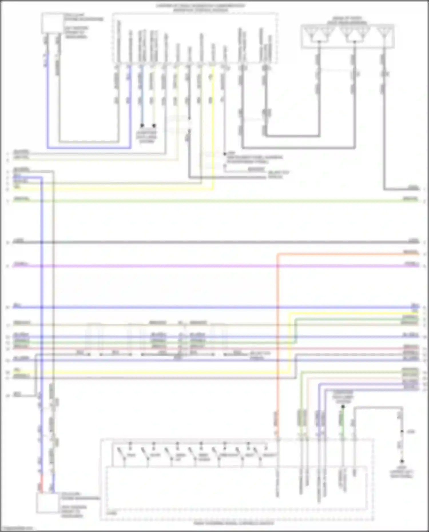 Bolt Chevrolet I (2016-2021): Navigation circuit, w/ amplifier (2 of 4)