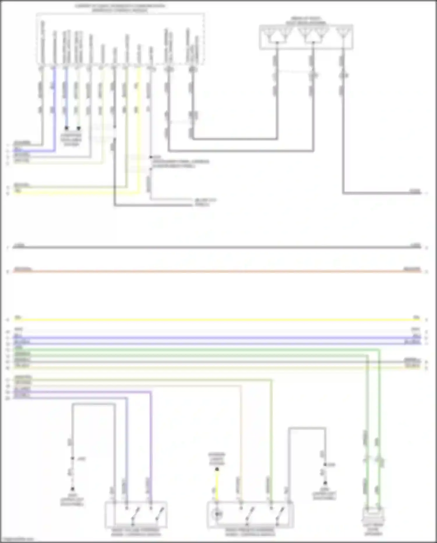 Bolt Chevrolet I (2016-2021): Navigation circuit, w/o amplifier (3 of 4)