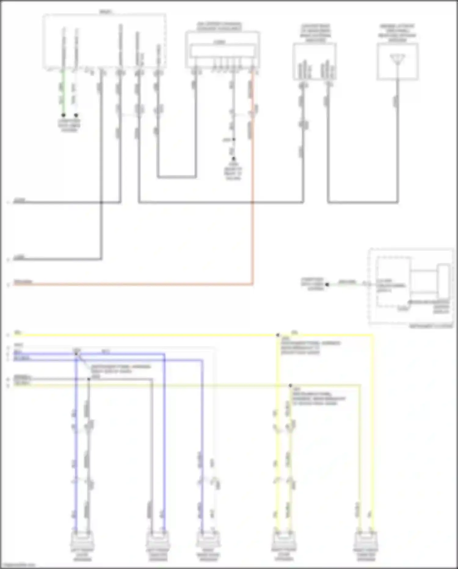 Bolt Chevrolet I (2016-2021): Navigation circuit, w/o amplifier (4 of 4)