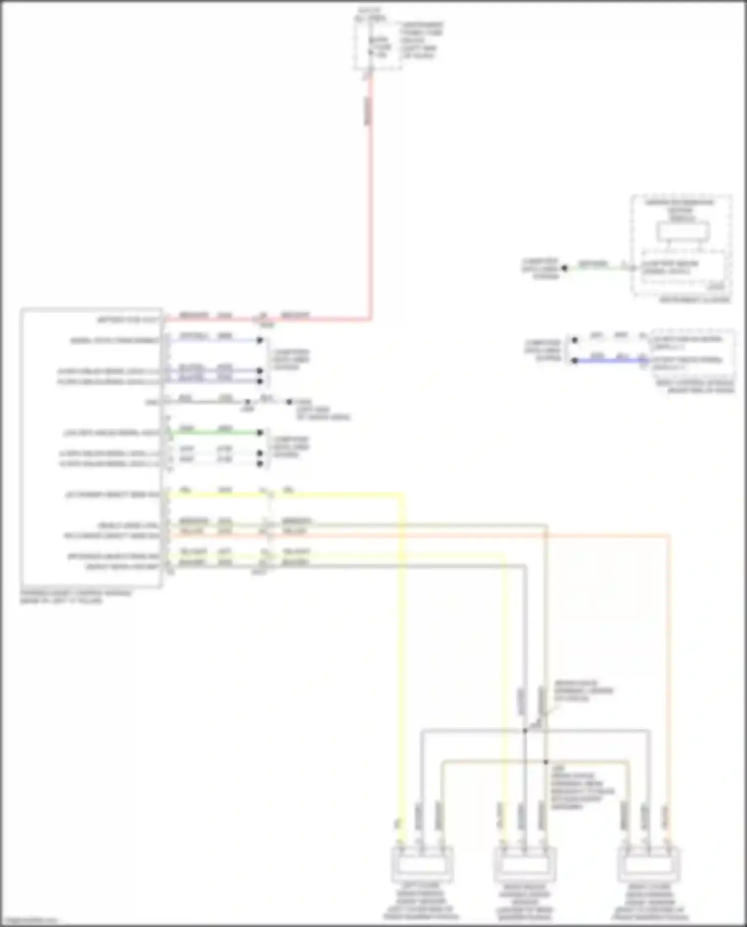 Bolt Chevrolet I (2016-2021): Parking assistant circuit