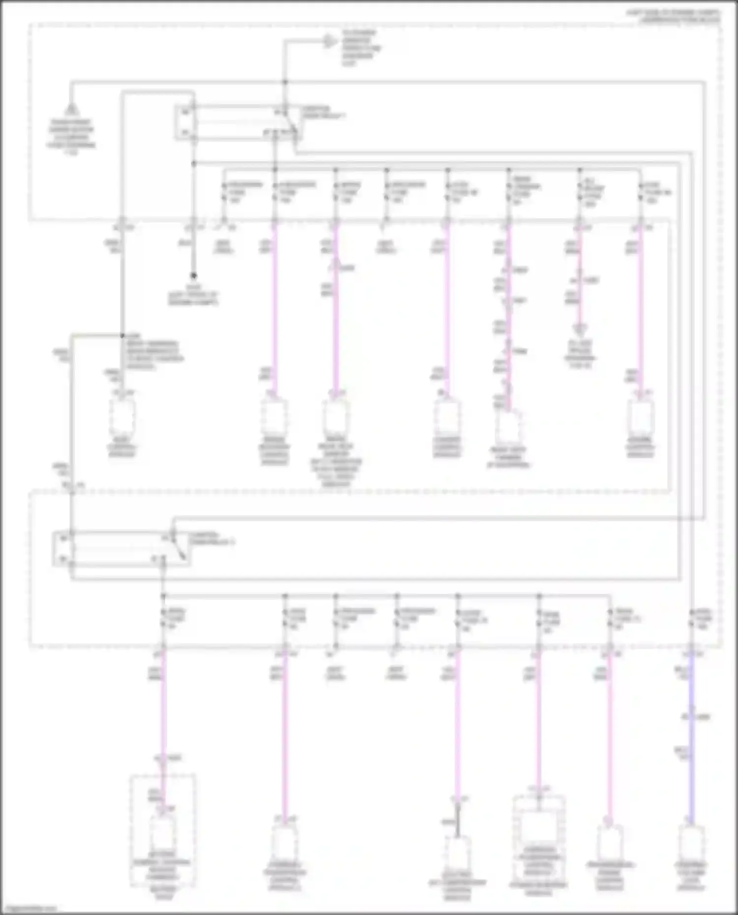 Bolt Chevrolet I (2016-2021): Power distribution circuit (2 of 6)