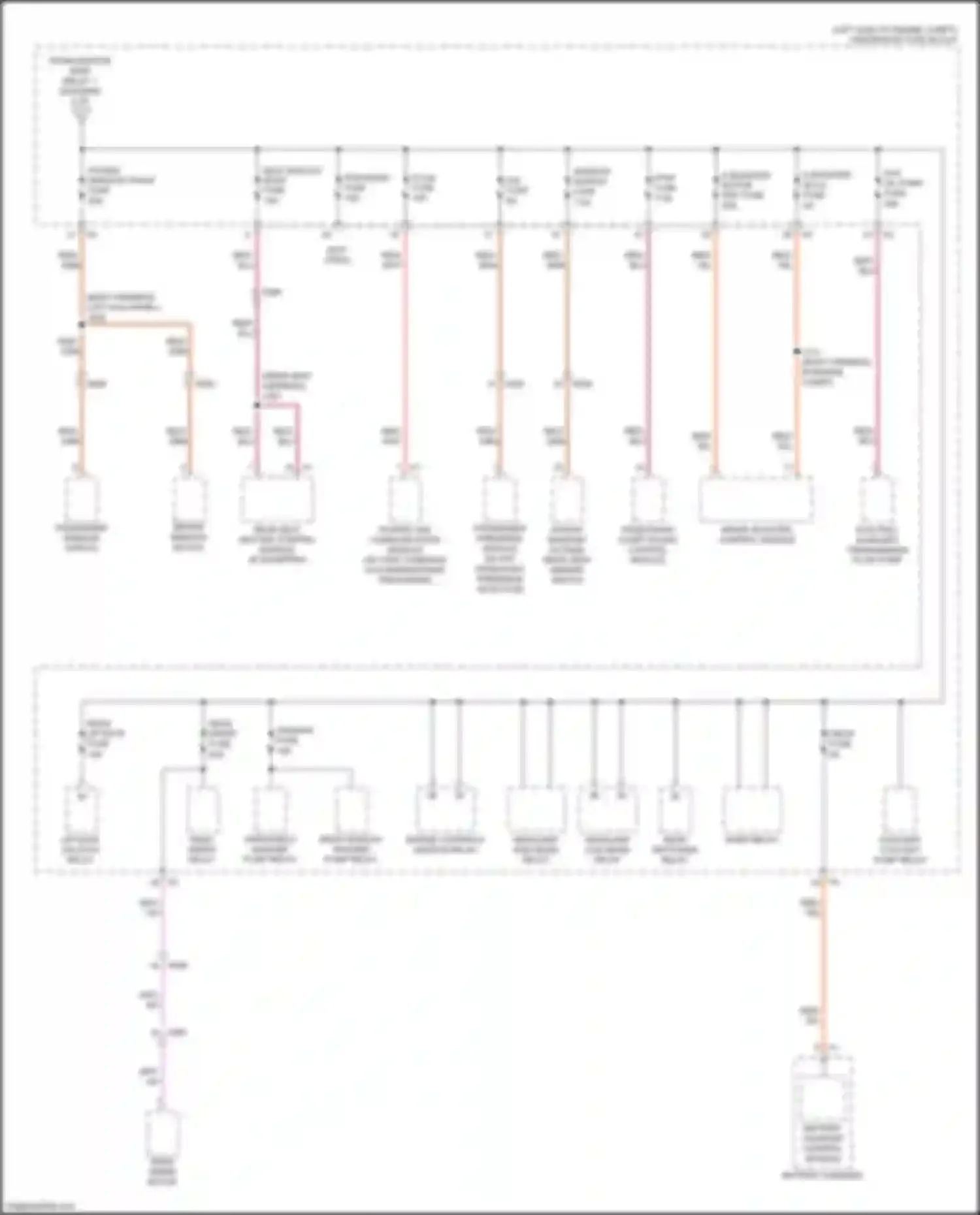 Bolt Chevrolet I (2016-2021): Power distribution circuit (4 of 6)