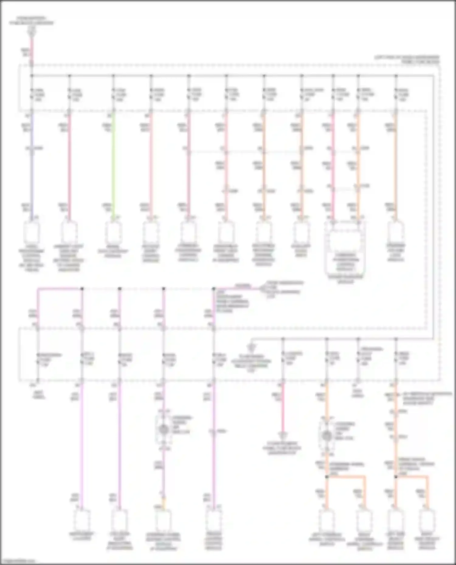 Bolt Chevrolet I (2016-2021): Power distribution circuit (5 of 6)