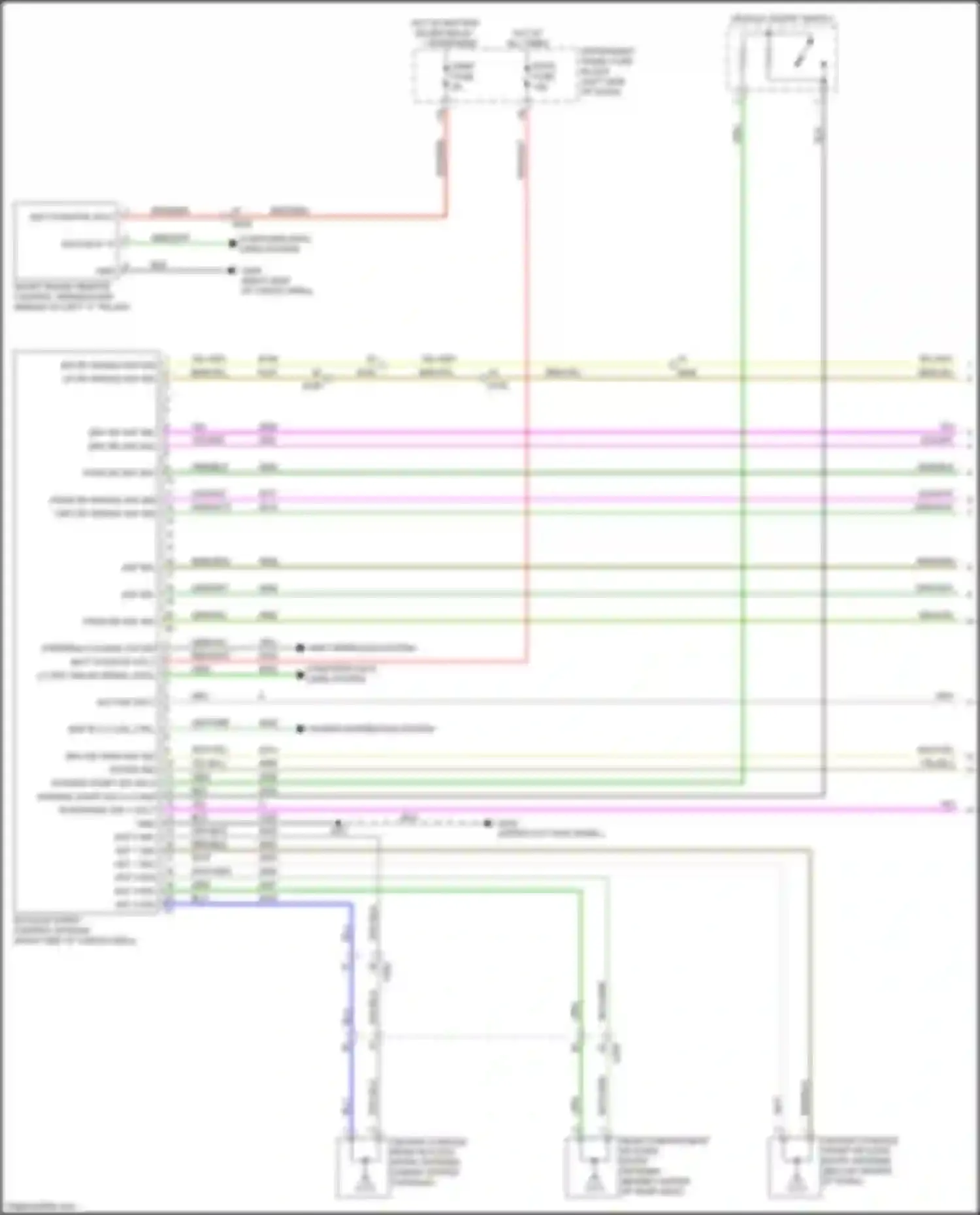 Bolt Chevrolet I (2016-2021): Power door locks circuit (1 of 4)