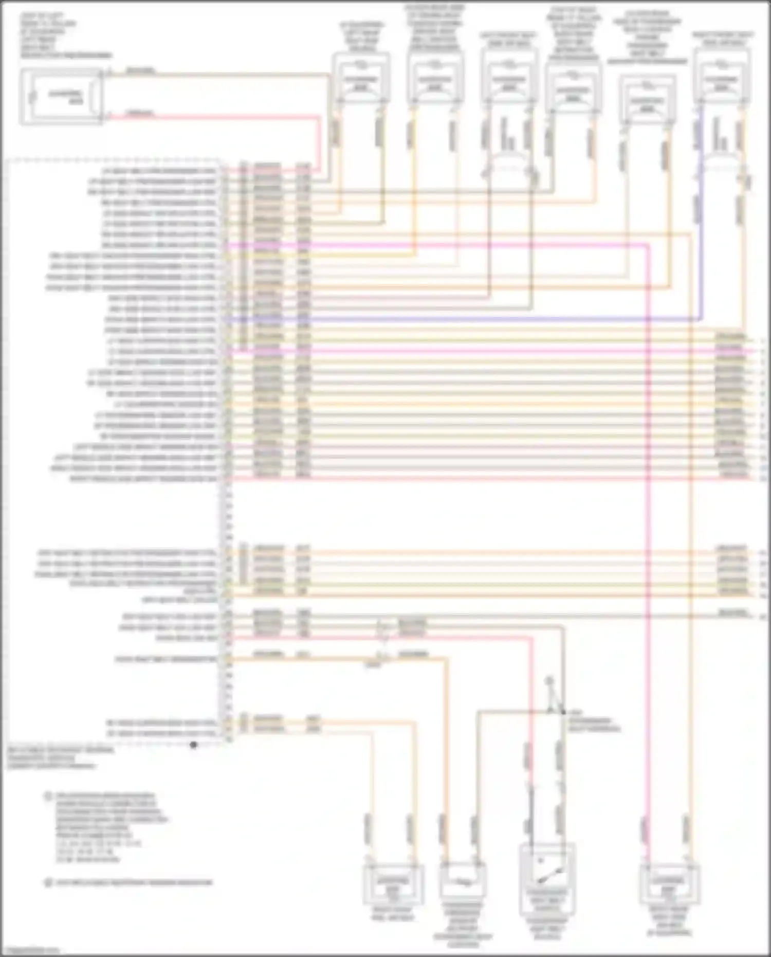 Bolt Chevrolet I (2016-2021): Supplemental restraints circuit (1 of 3)