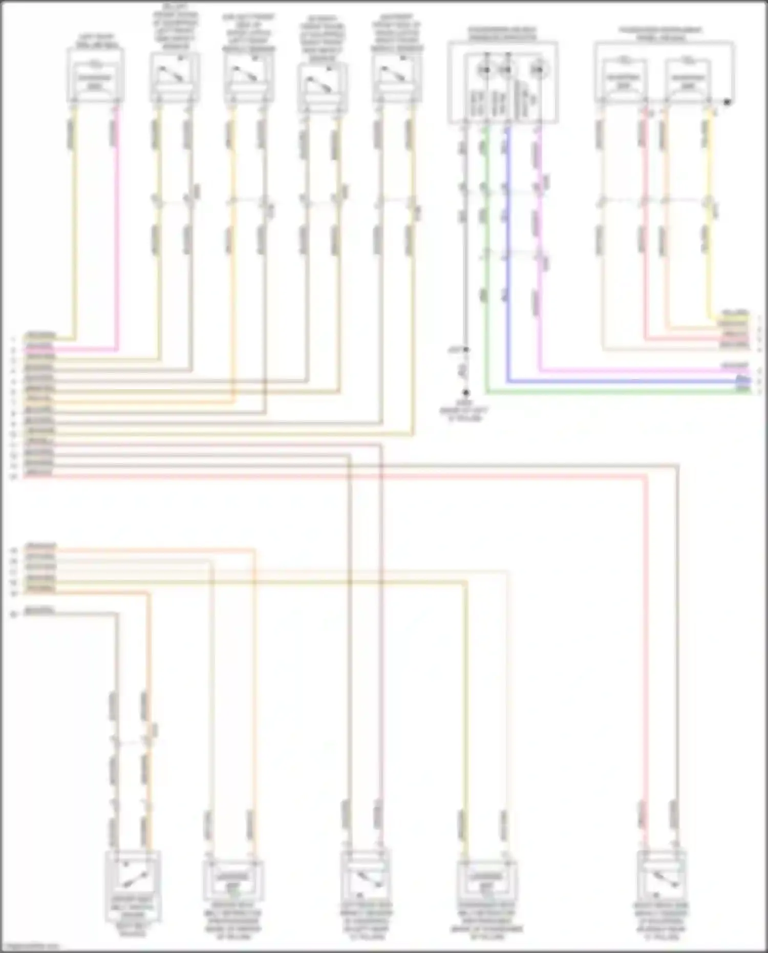 Bolt Chevrolet I (2016-2021): Supplemental restraints circuit (2 of 3)