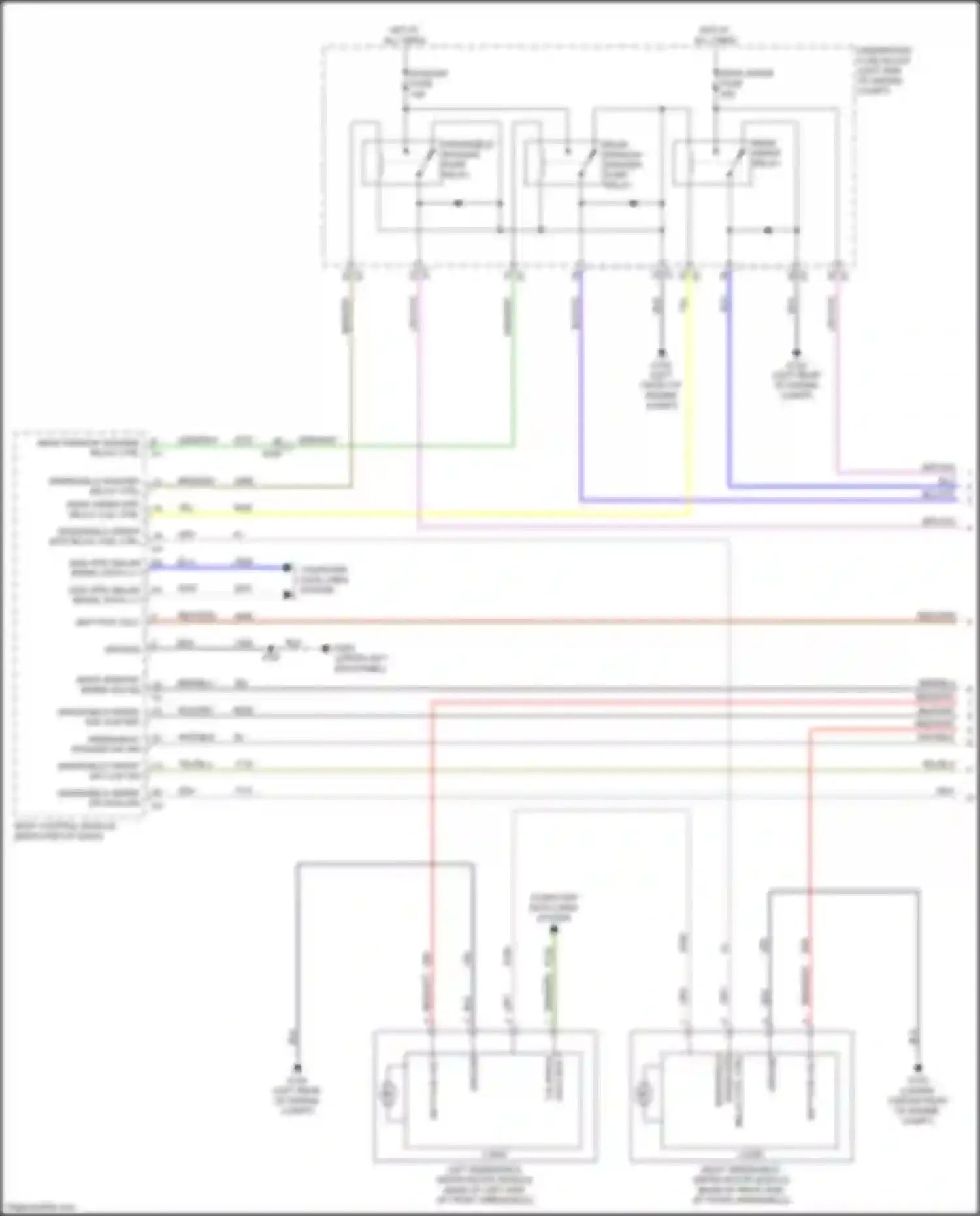Bolt Chevrolet I (2016-2021): Wiper/washer circuit (1 of 2)