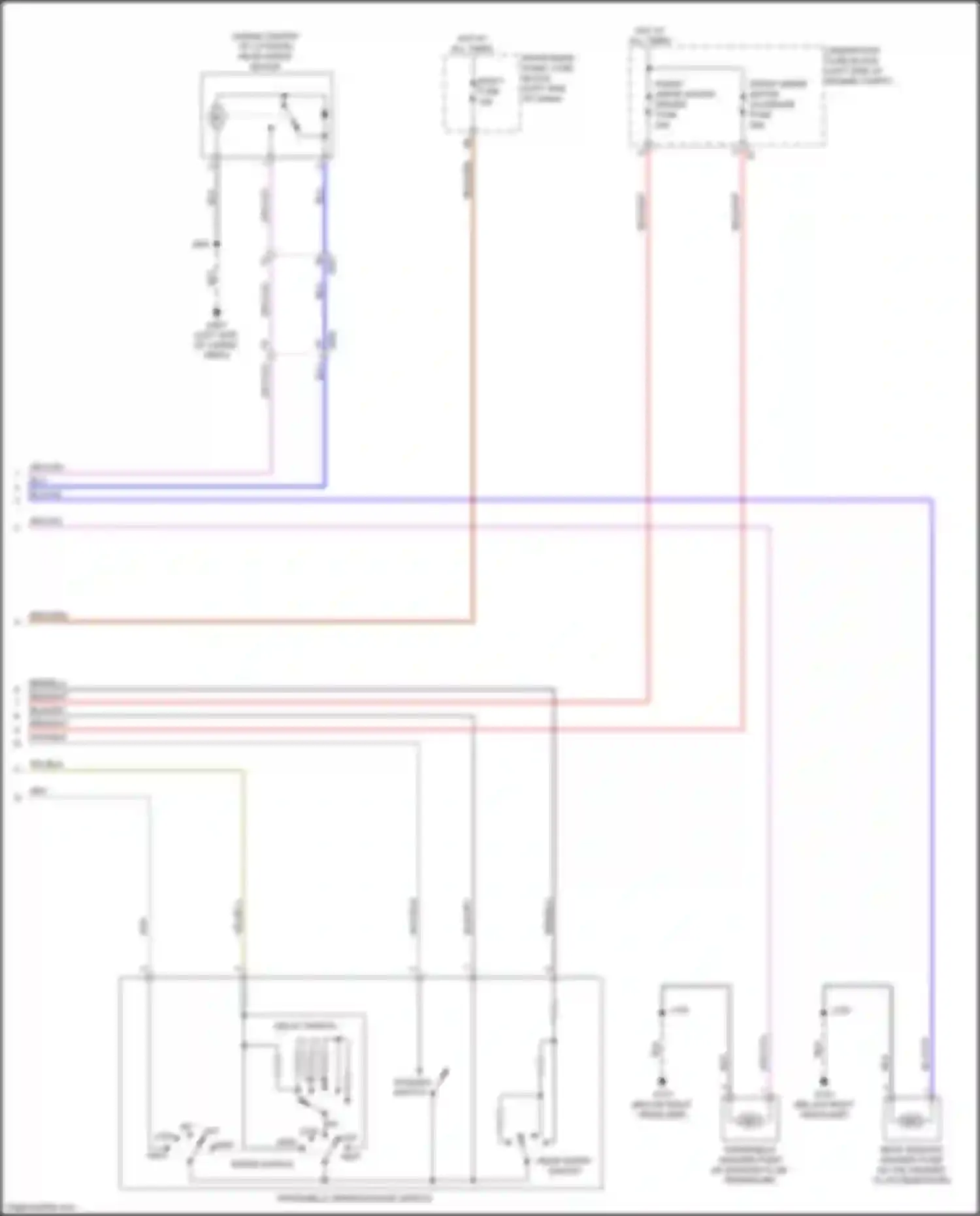 Bolt Chevrolet I (2016-2021): Wiper/washer circuit (2 of 2)