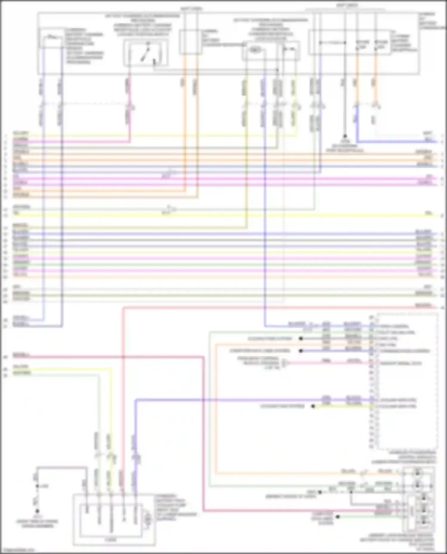 Wiring diagram ambient light/sunload sensor, battery state of charge indicator for Chevrolet Bolt I (2016-2021) (1 of 1)