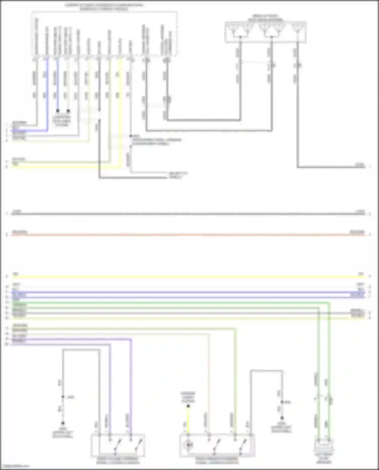 Wiring diagram audio low ref for Chevrolet Bolt I (2016-2021) (4 of 4)