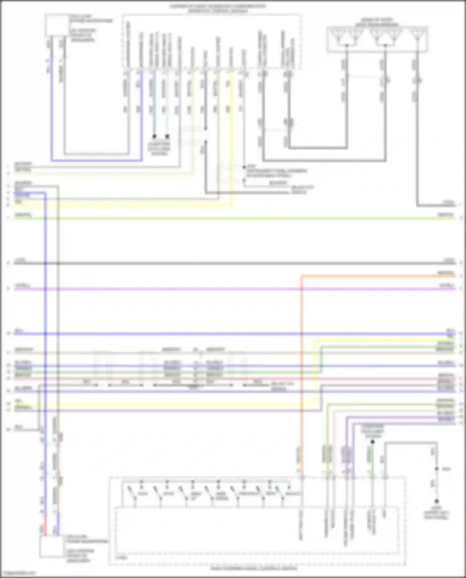Wiring diagram audio low ref for Chevrolet Bolt I (2016-2021) (3 of 4)