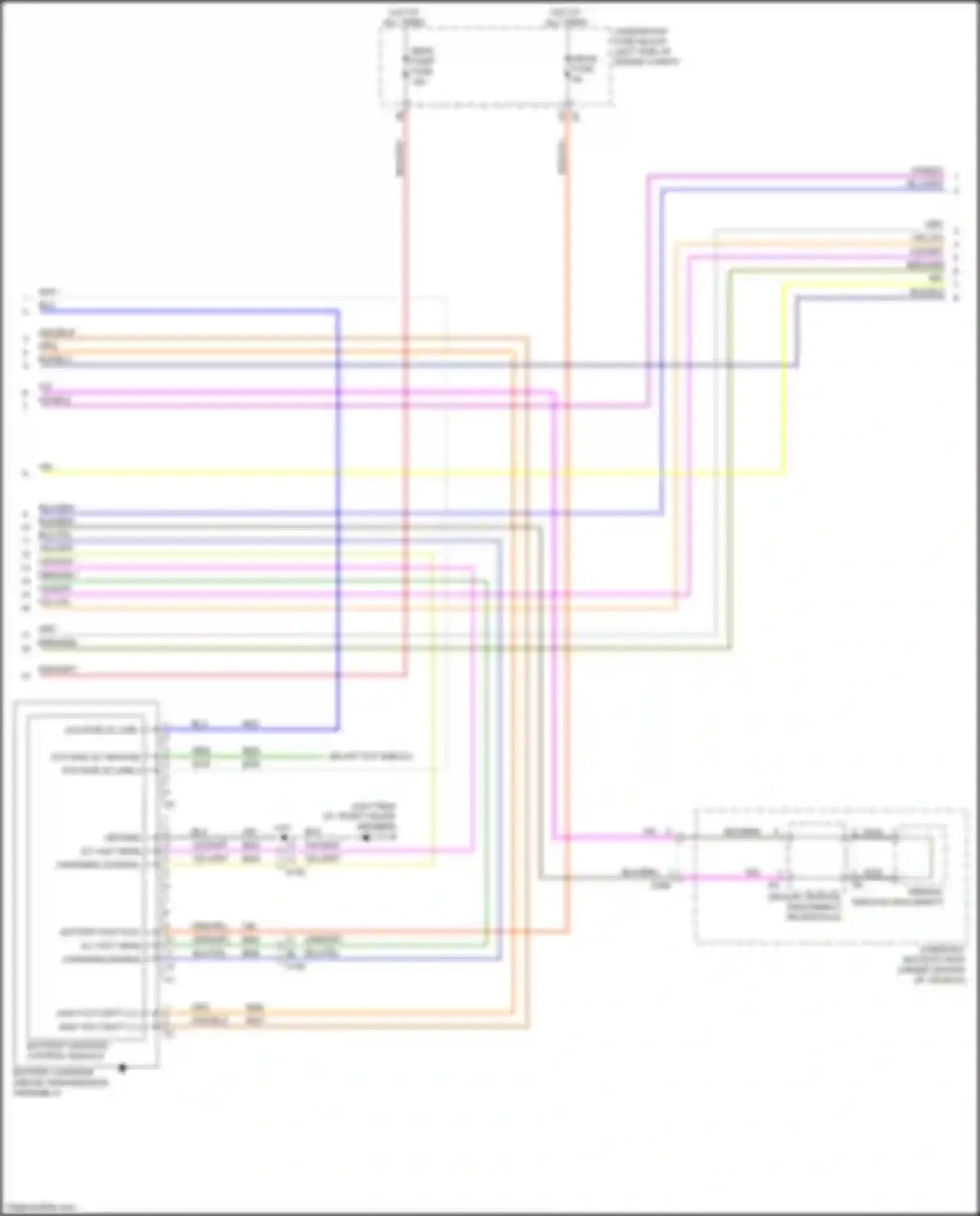 Wiring diagram battery charger control module for Chevrolet Bolt I (2016-2021) (2 of 2)